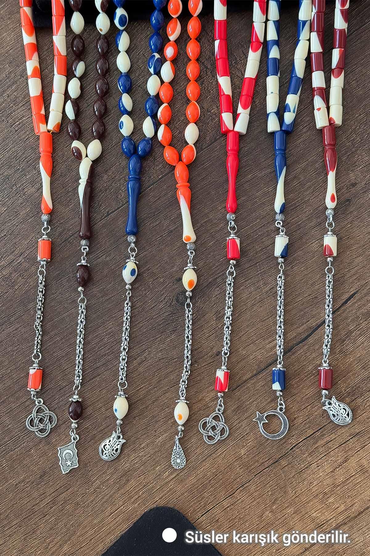 7li Özel Tasarım Bilardo Tesbih Seti