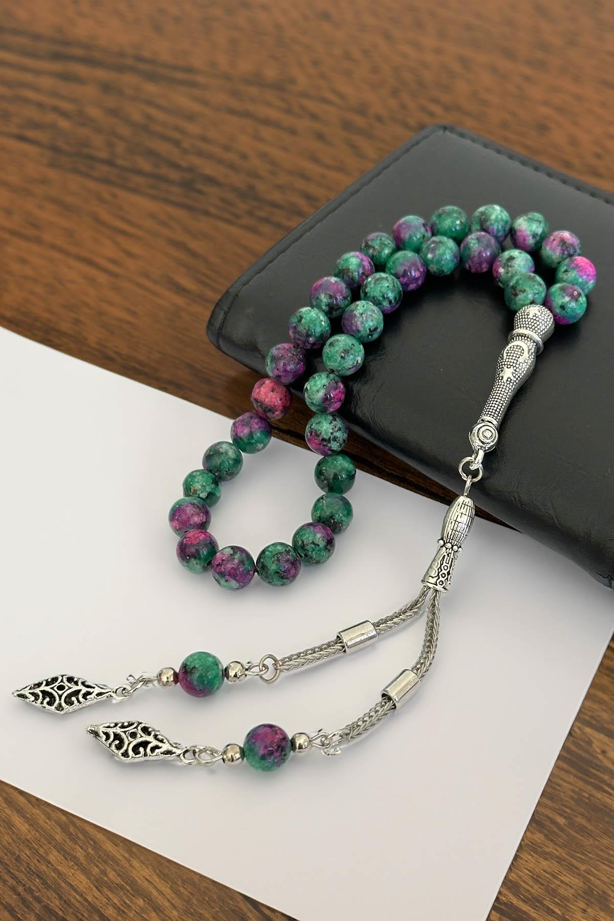 8 mm Anyolit Taşı Tesbih