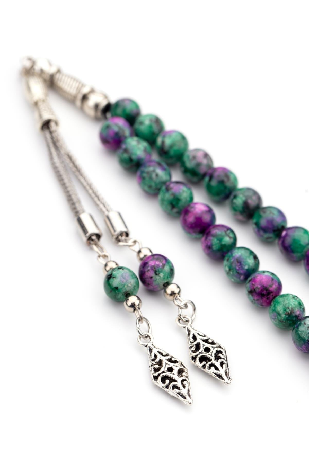 8 mm Anyolit Taşı Tesbih