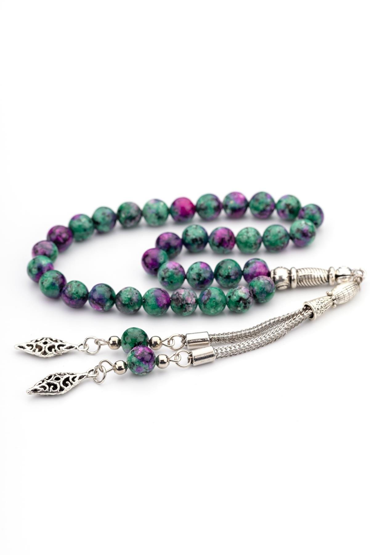 8 mm Anyolit Taşı Tesbih