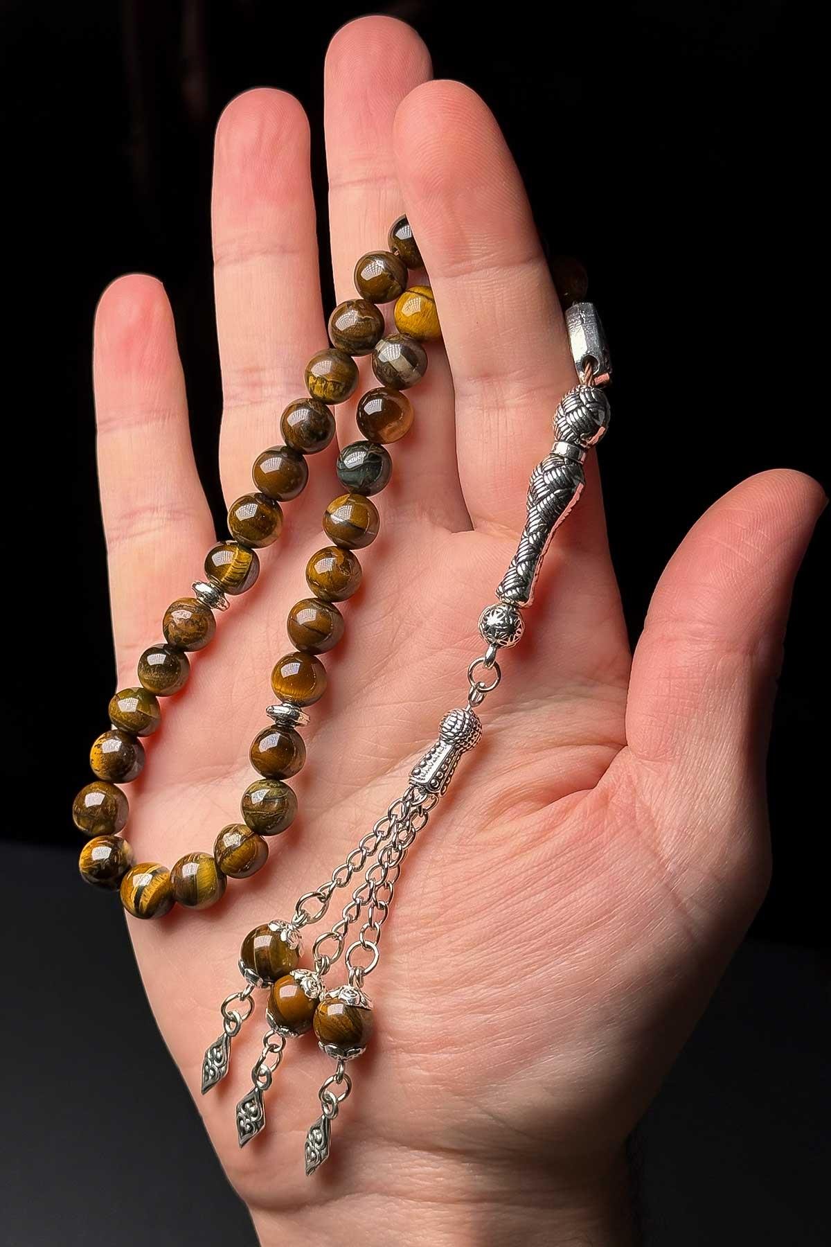 8*8 MM Kaplan Gözü Tesbih