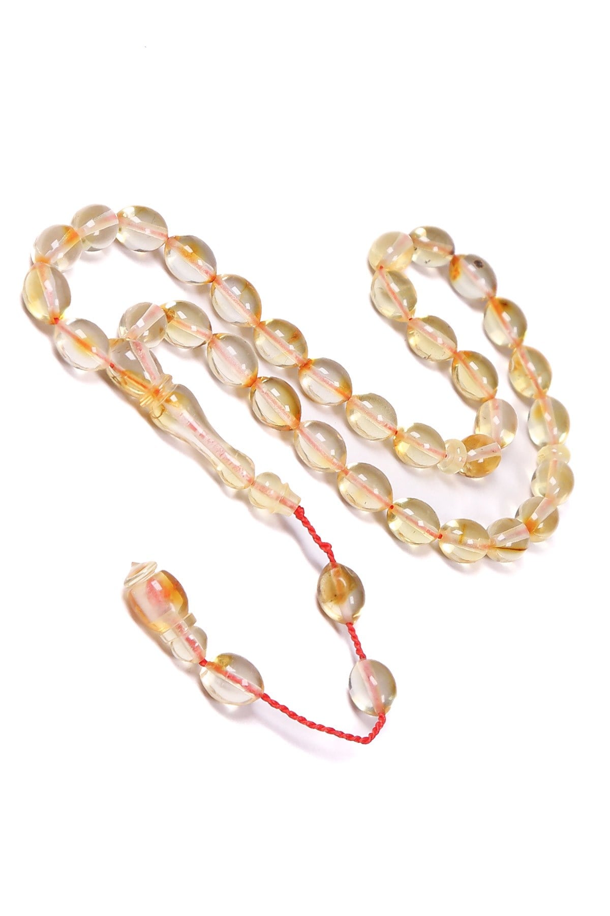 Bilek Boy Sistemli Arpa 2.Kalite İşçilik Kaya Damla Kehribar Tesbih