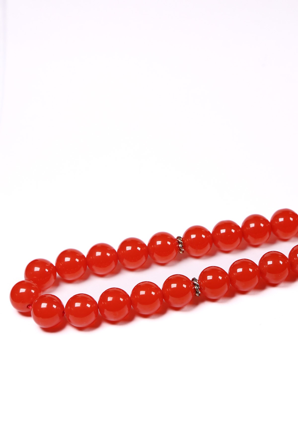 El Dolduran İri Boy Özel Tasarım Sıkma Kehribar Tesbih