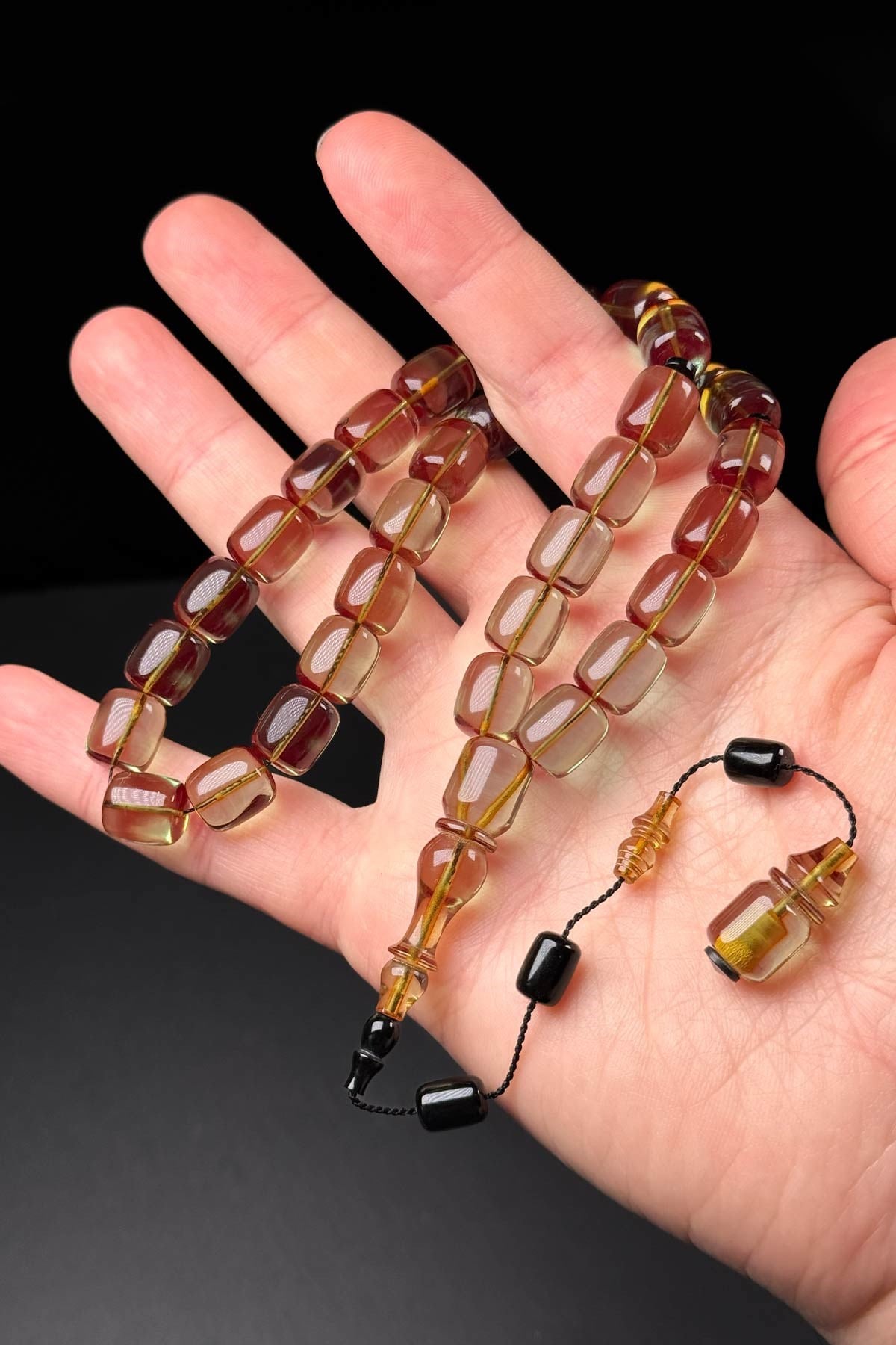 Bu Aşkı Çeken Bilir Özel İşçilik Ateş Kehribar Tesbih