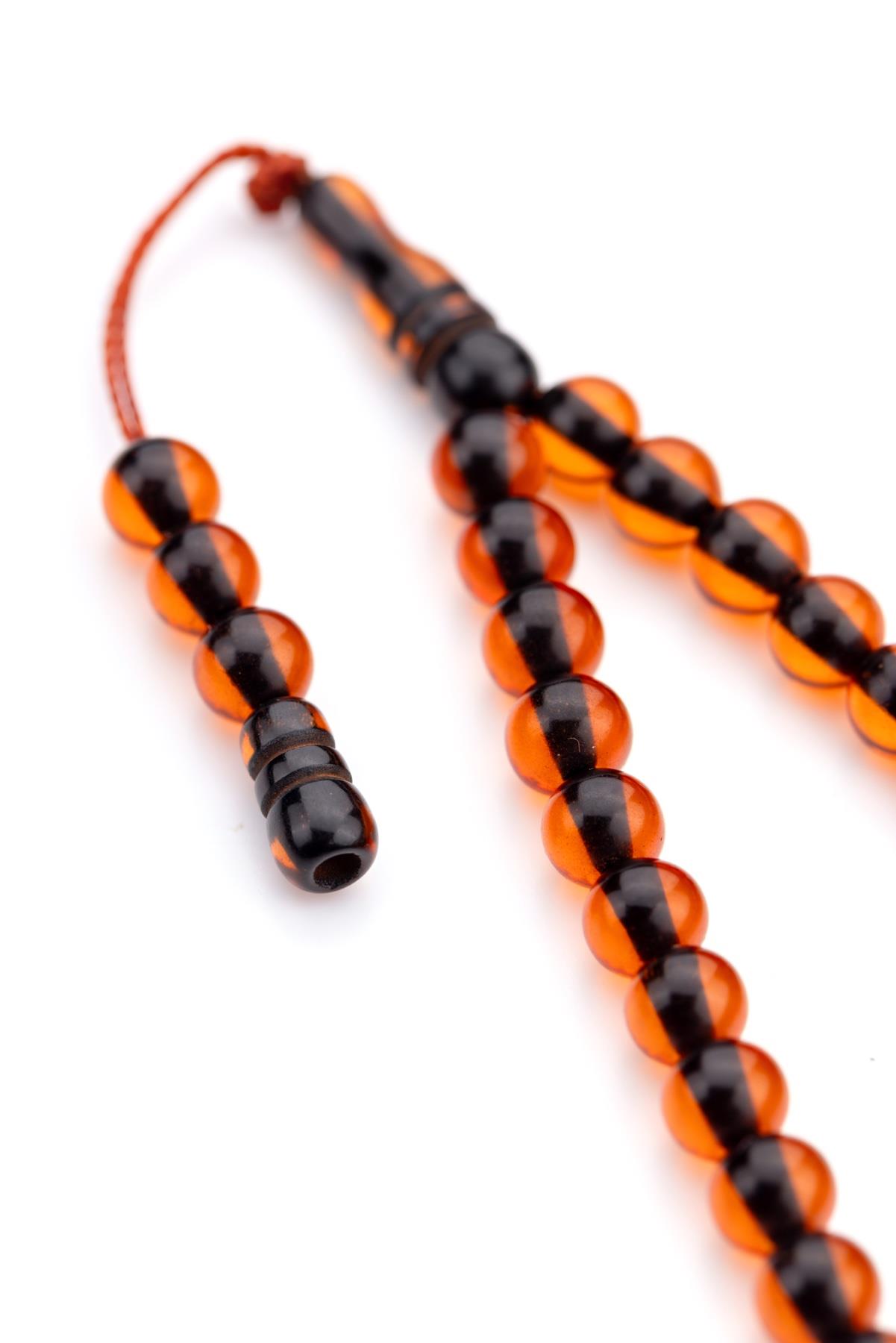 Cep Boy Açık Turuncu Renk 99luk Tesbih