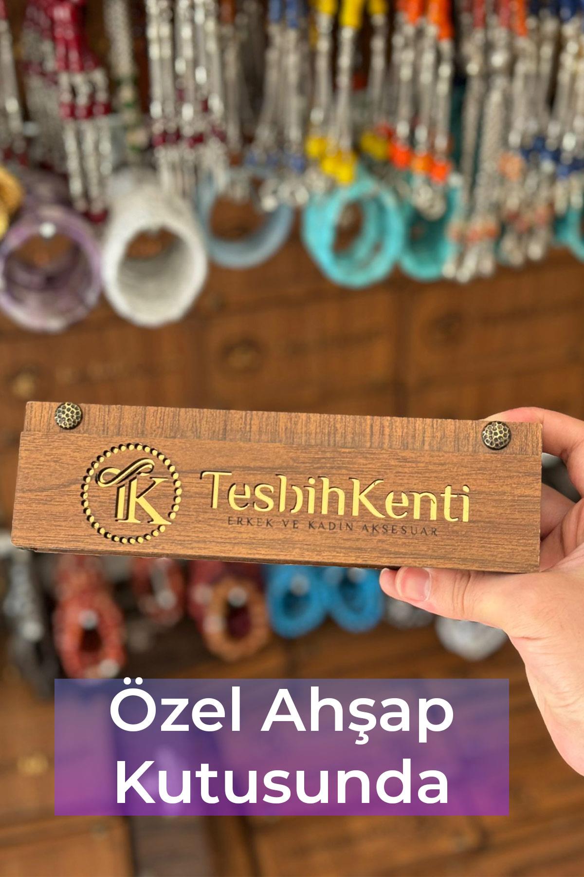 Çok Güzel Çekimli Kanaya Bağa Sıkma Kehribar Tesbih