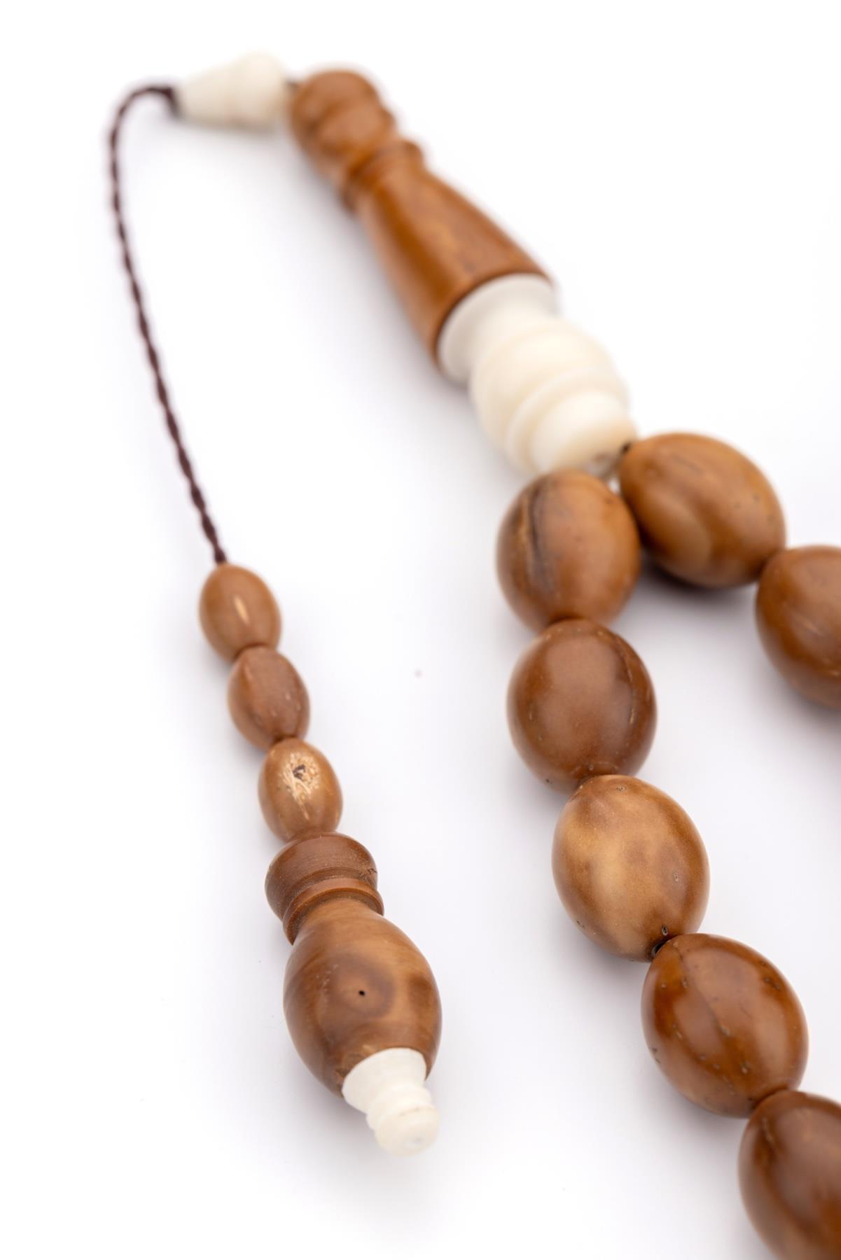 Doğal Uyum Deve Kemiği ve Arpa Tane Kuka Tesbih