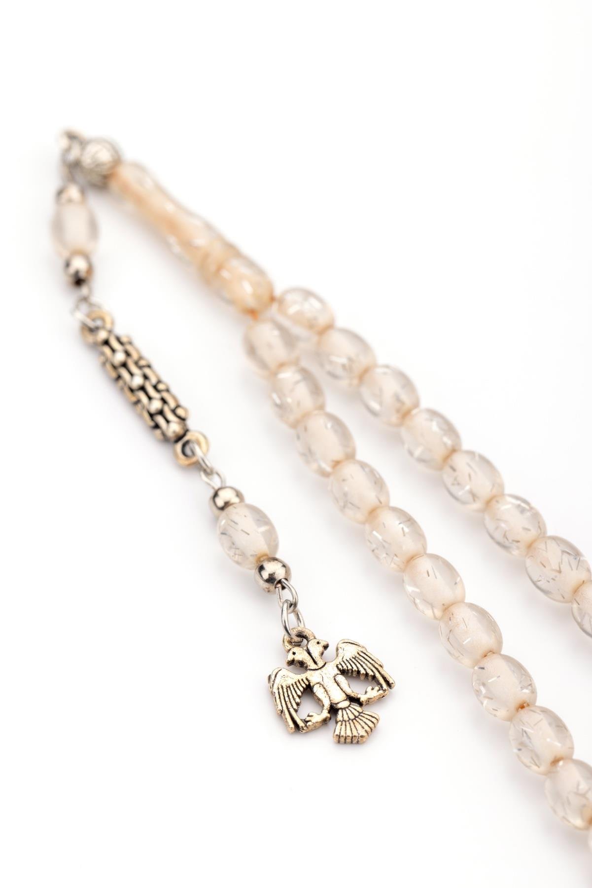 Doğanın Şeffaflığı Bilek Boy Toz Kehribar Tesbih