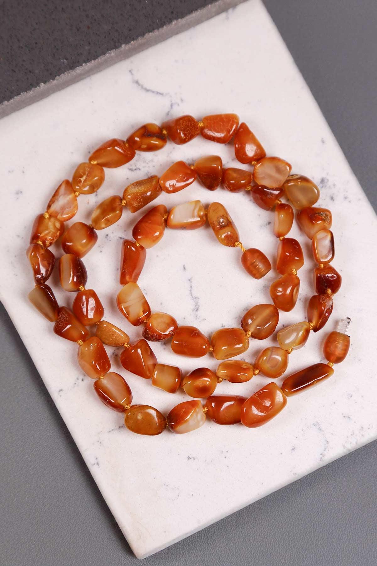 Erkek ve Kadın Doğal Damla Kehribar Kolye