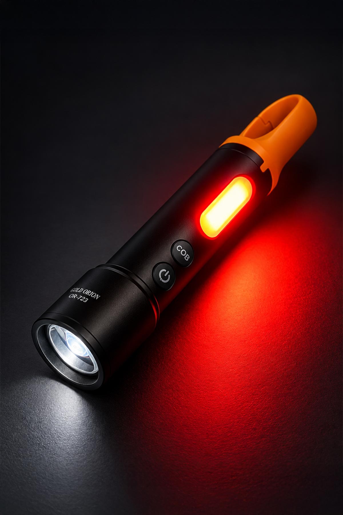 Gold Orion OR-723 3W Şarjlı LED El Feneri 12V Araç Şarjlı