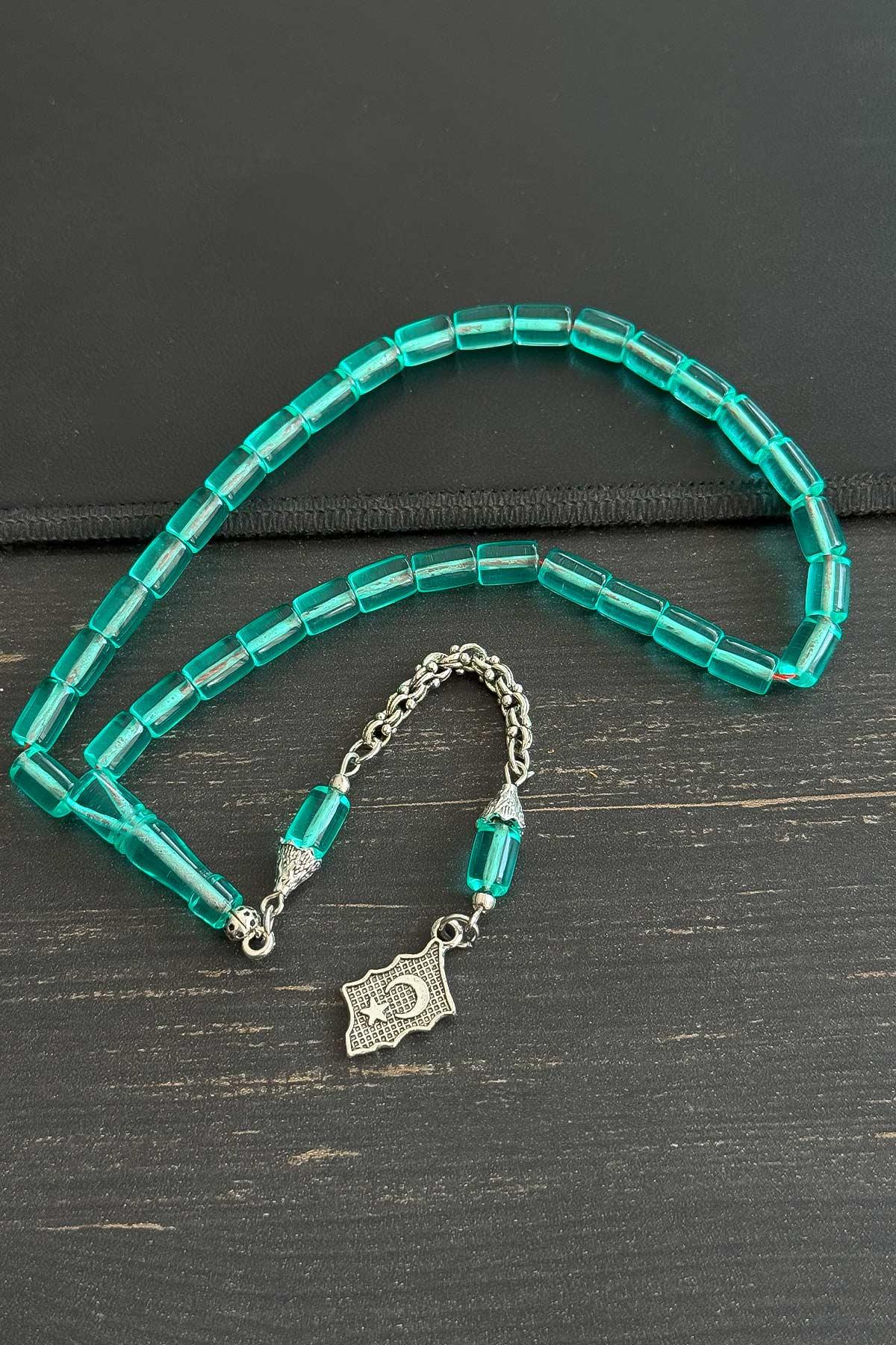 Günlük Kullanım Boy Su Yeşili Uçak Camı Tesbih