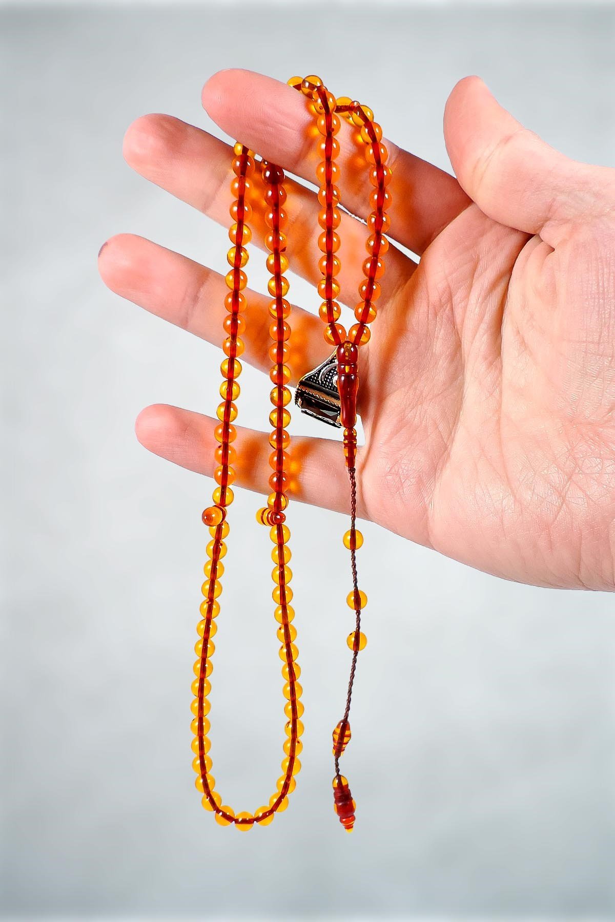 Günlük Kullanıma Uygun Sarı Renk 99luk Namaz Tesbihi