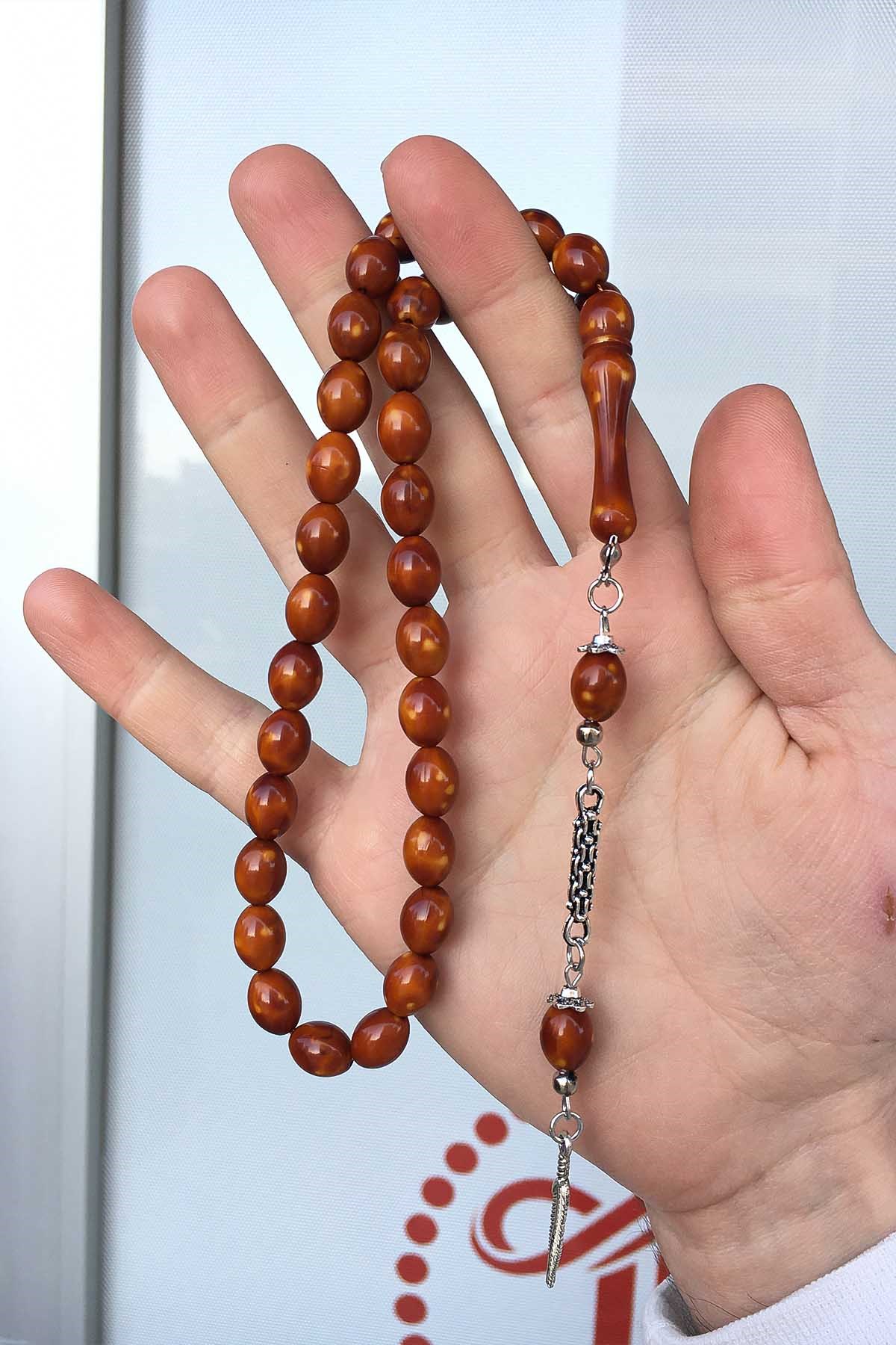 Güzel Çekimli Açık Kahve Renk Erkek İçin Tesbih