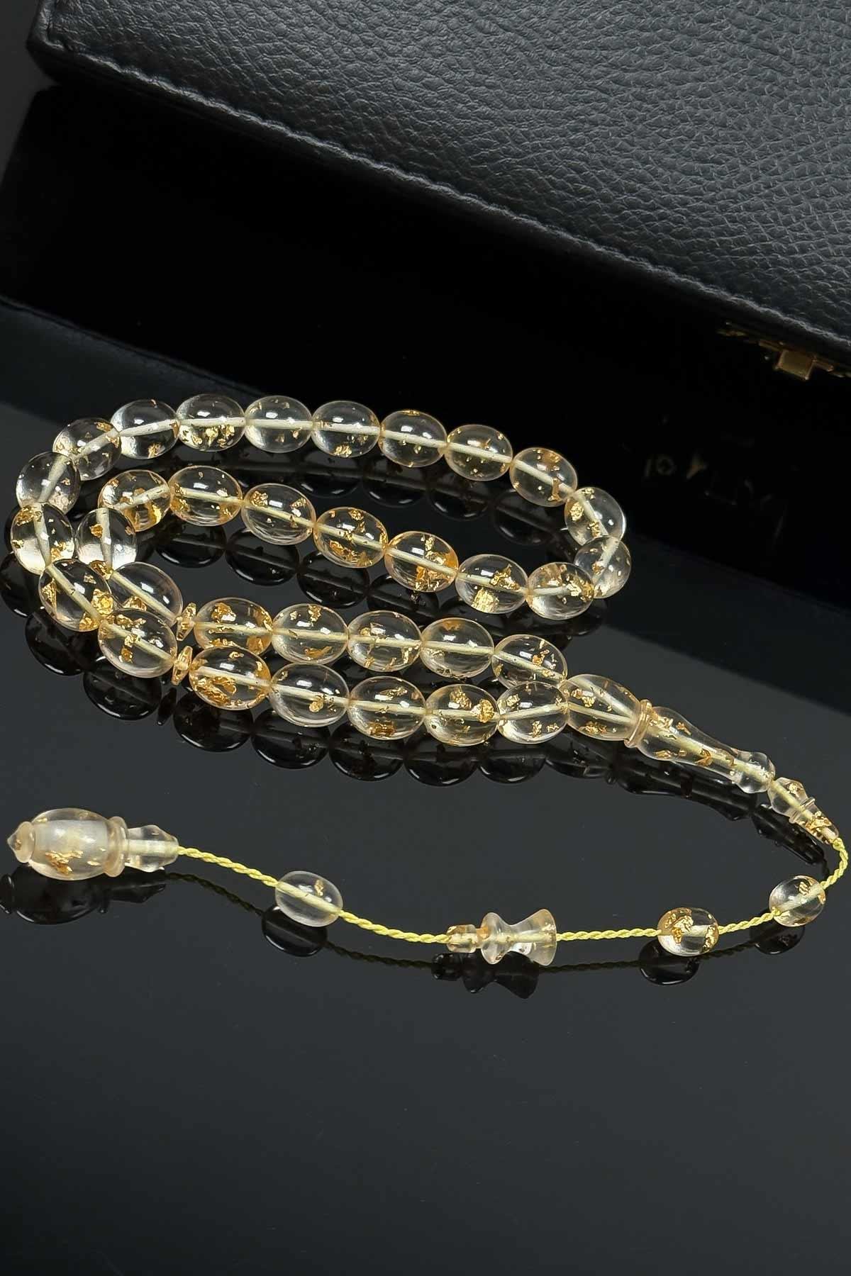 Güzel Çekimli Şeffaf Uçak Camı Tesbih