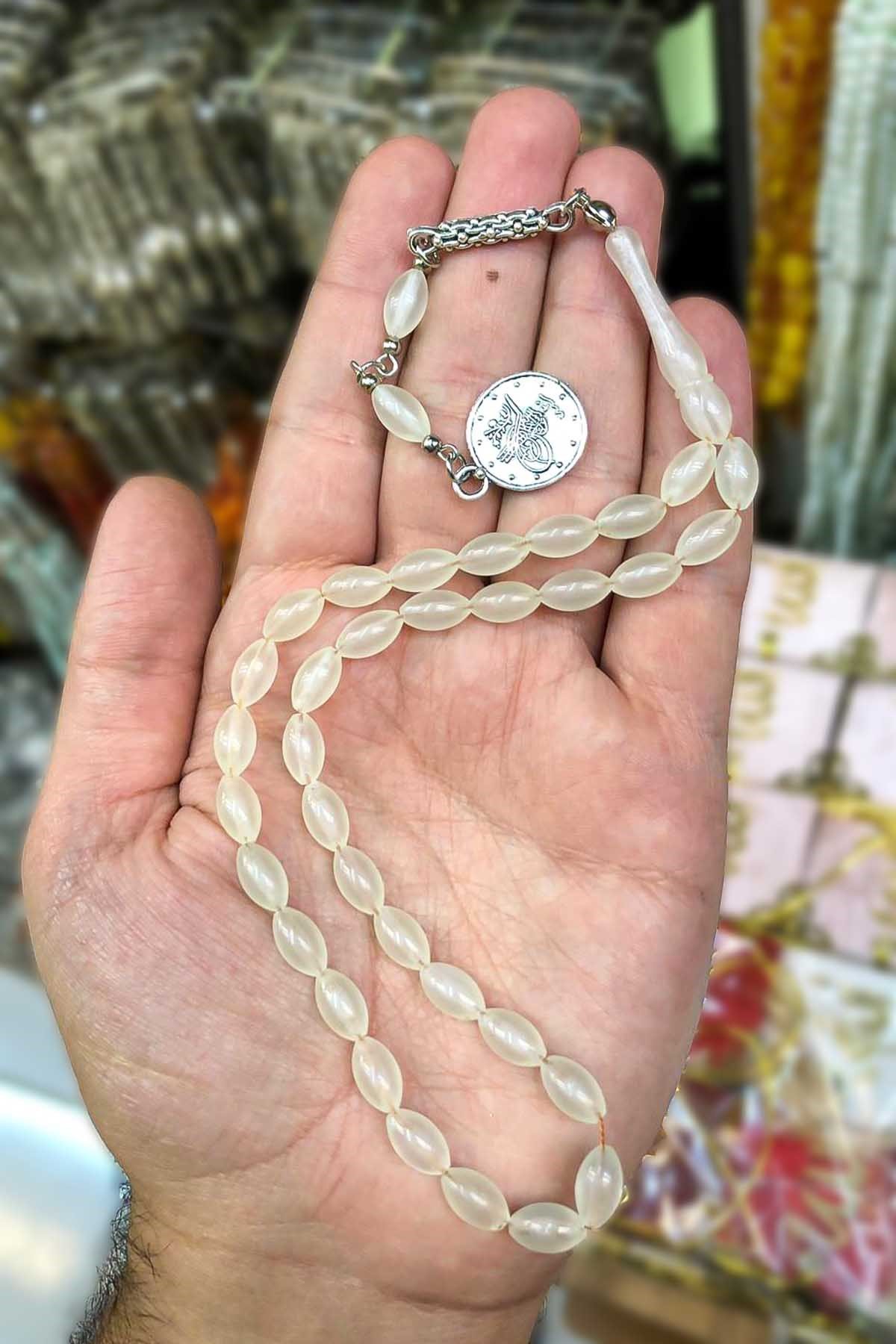 İnce Zarif Model Kedi Gözü Fosforlu Tesbih