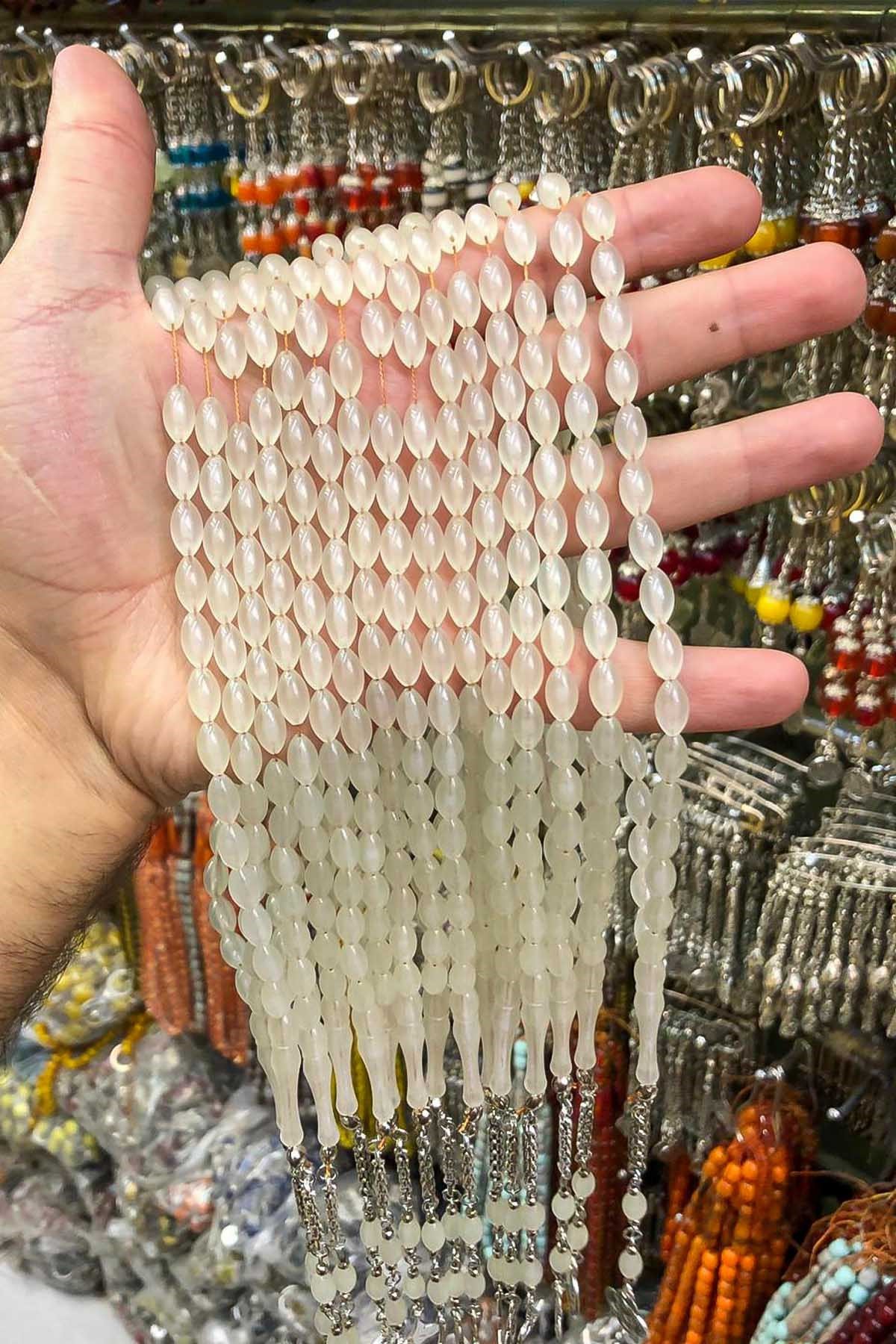 İnce Zarif Model Kedi Gözü Fosforlu Tesbih