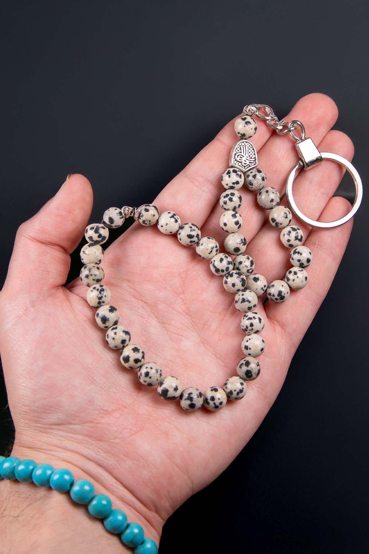 Jasper Taşı Bilek ve Anahtarlık Set Kombini