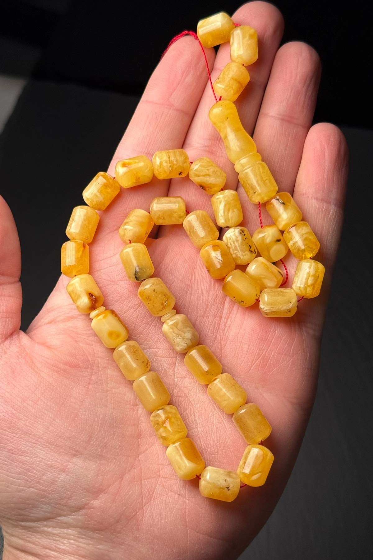 Kaliningrad Kapsül 3 Yedek Taneli Damla Kehribar Tesbih