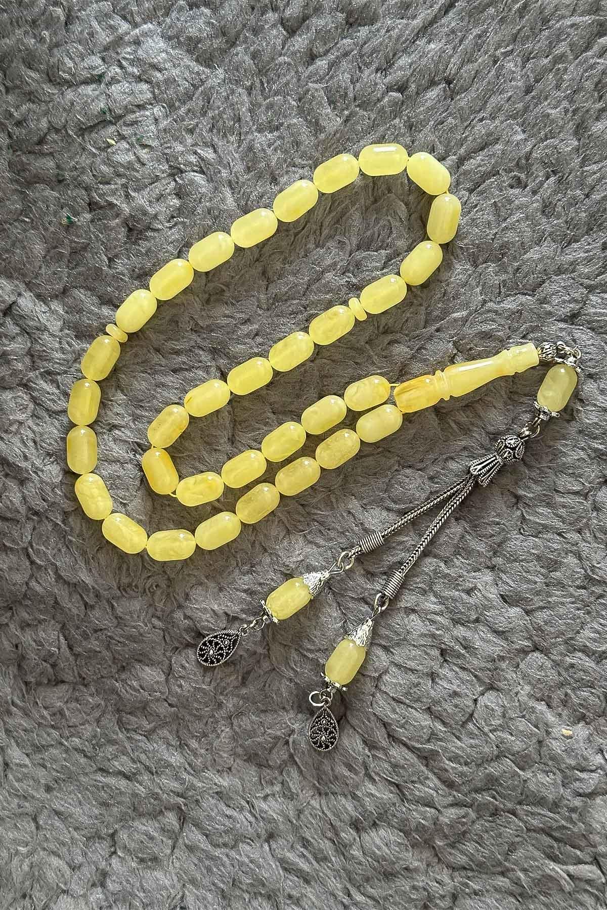 Kapsül Model 12 GR Damla Kehribar Tesbih