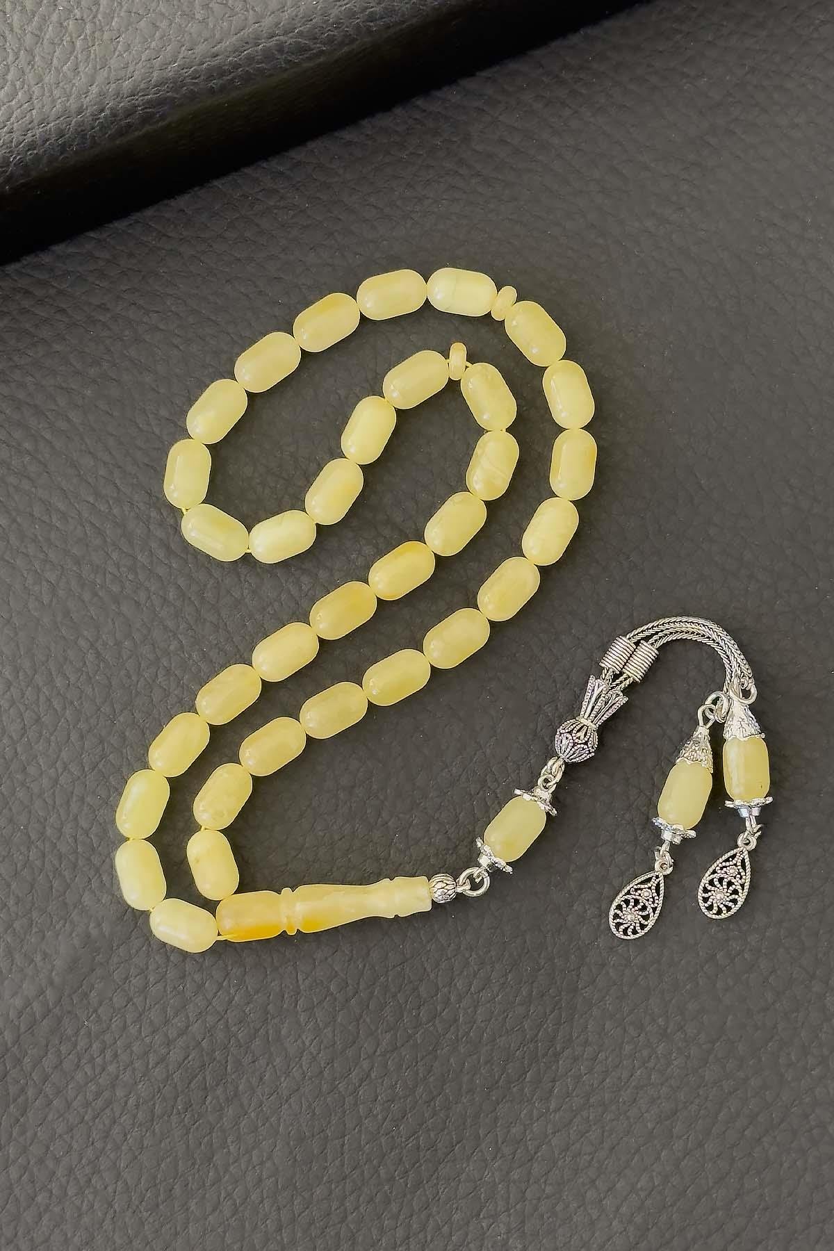 Kapsül Model 12 GR Damla Kehribar Tesbih