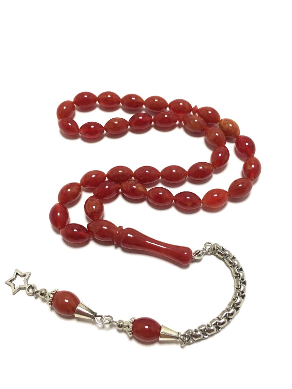 Koyu Bordo Renk Toz Kehribar