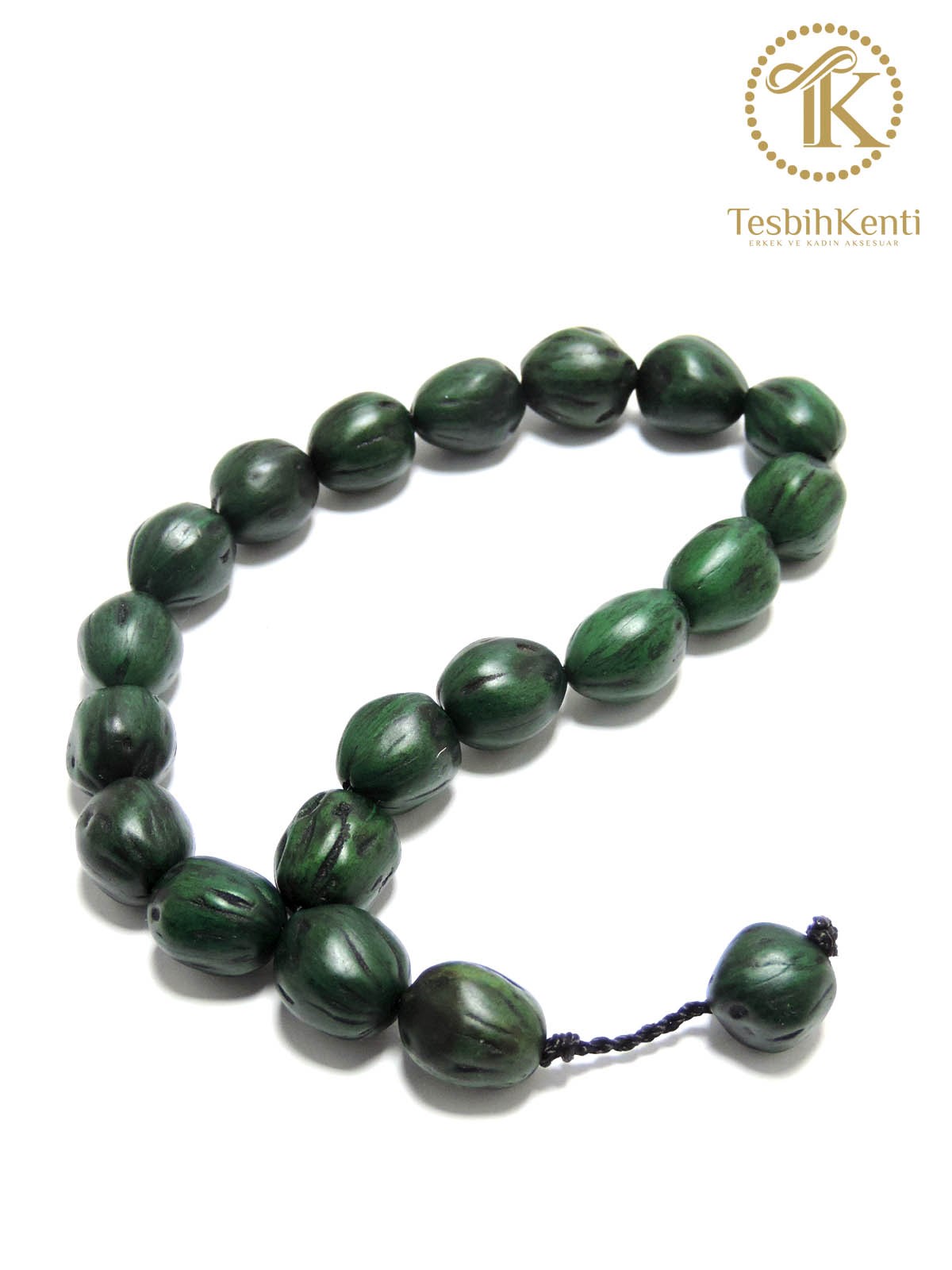 Koyu Yeşil 17 lik Andız Tesbih