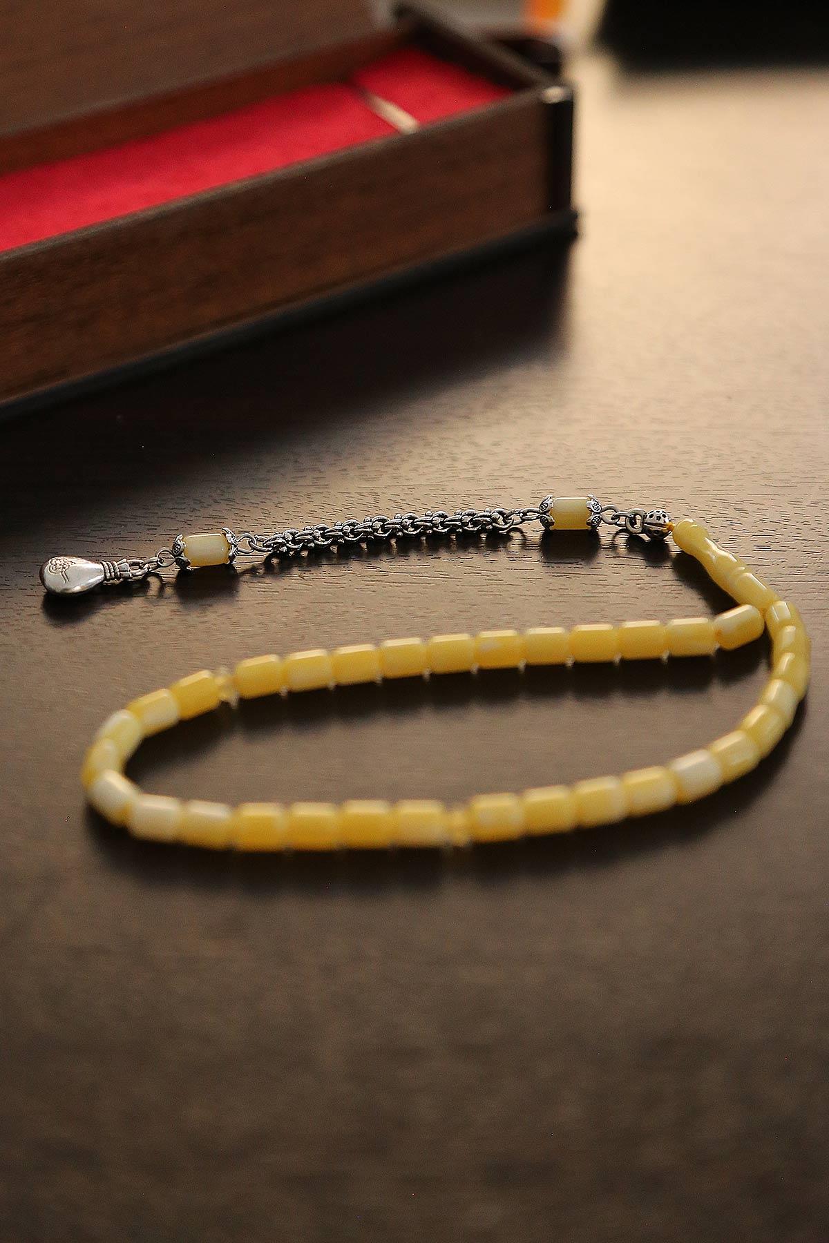 Küçük Boy Beyrut Toz Kehribar Tesbih