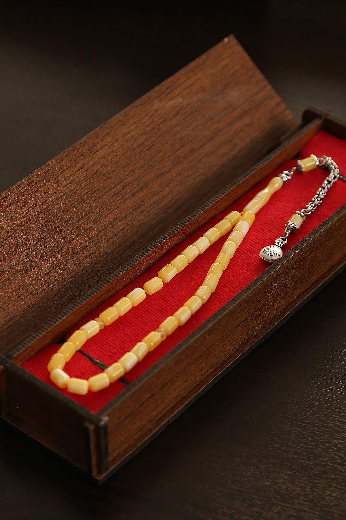 Küçük Boy Beyrut Toz Kehribar Tesbih