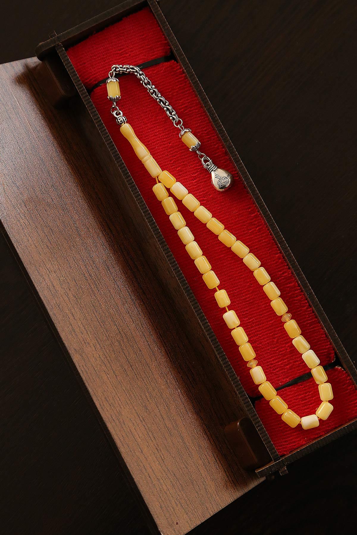 Küçük Boy Beyrut Toz Kehribar Tesbih