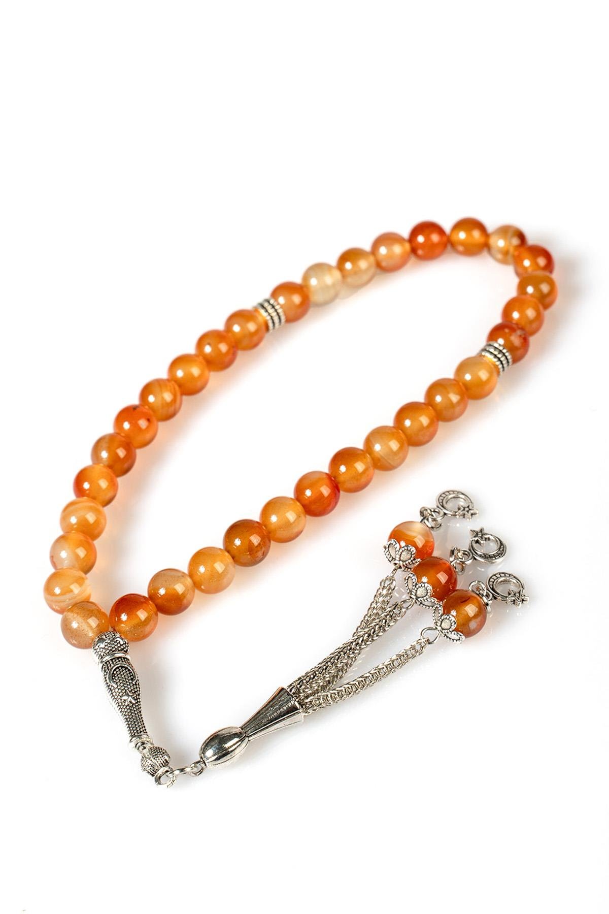 Küre Tane 8MM Akik Tesbih