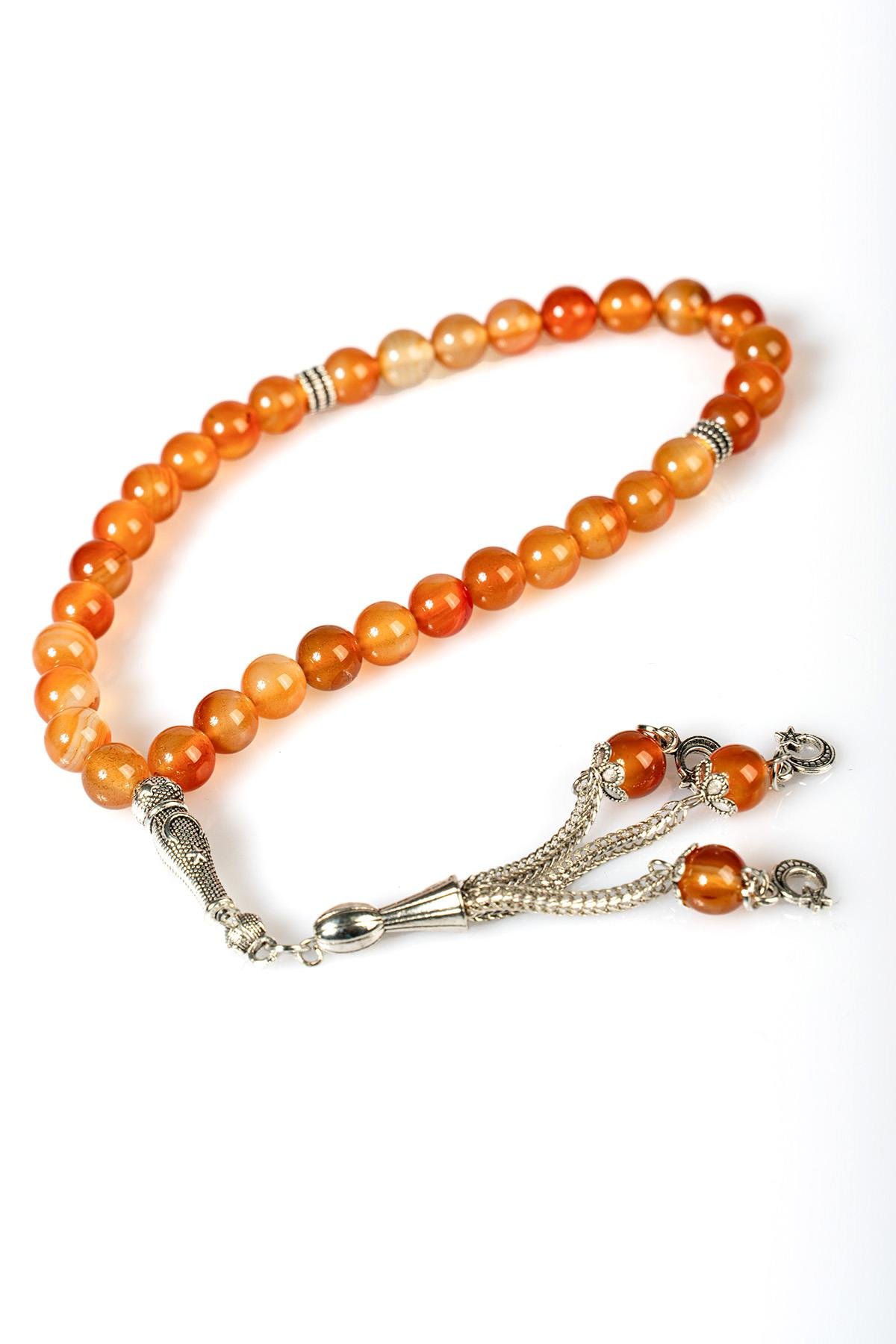 Küre Tane 8MM Akik Tesbih