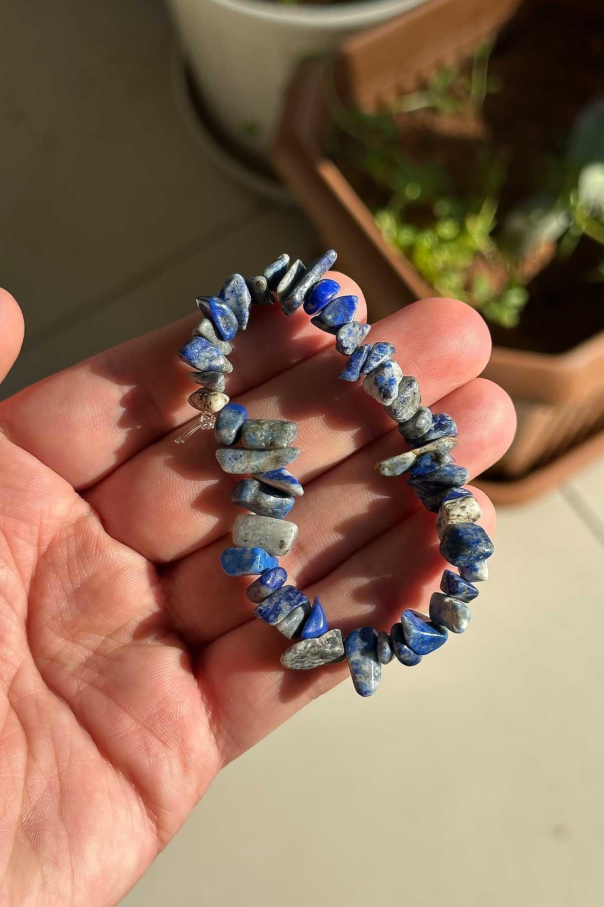 Lapis Doğal Taş Bileklik