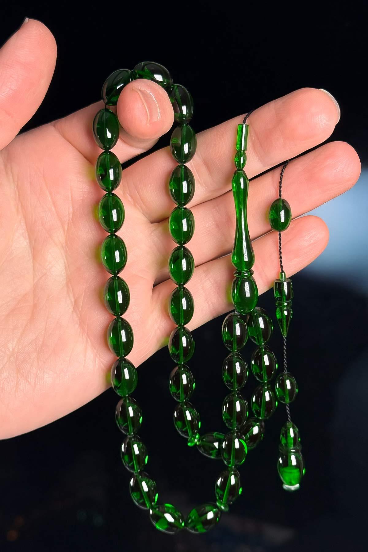 Mahmut Başkale Çalışma Yeşil Özel Döküm Ateş Tesbih