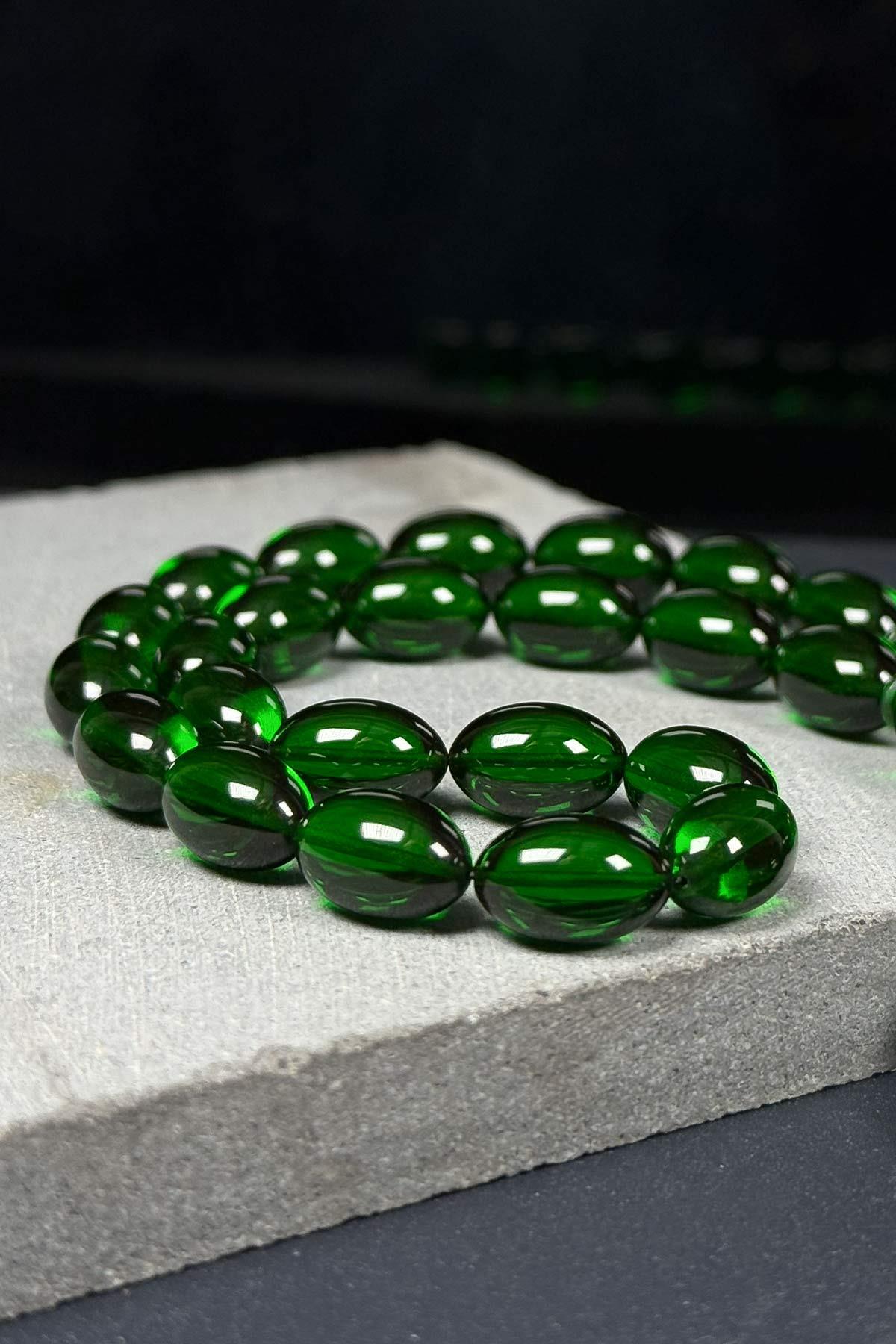 Mahmut Başkale Çalışma Yeşil Özel Döküm Ateş Tesbih