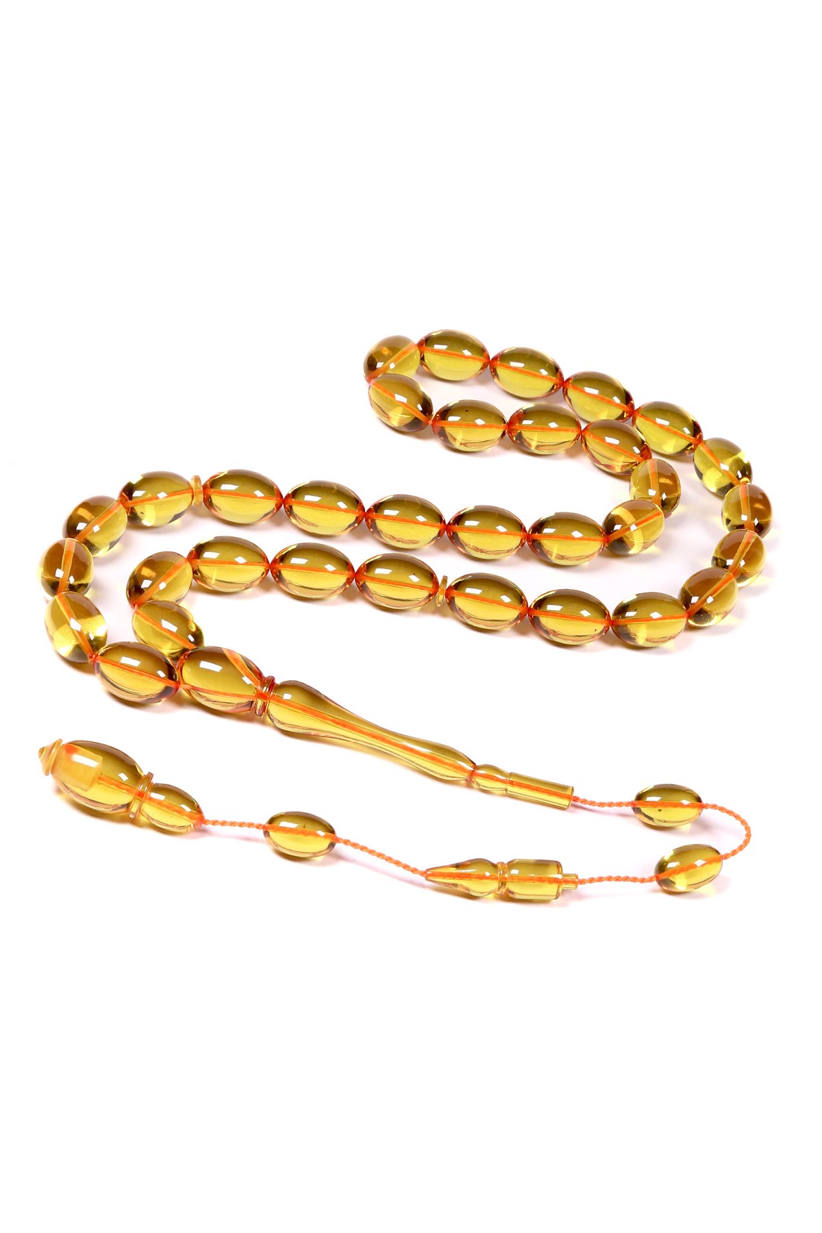 Mahmut Başkale Çalışma Sarı Özel Döküm Ateş Tesbih