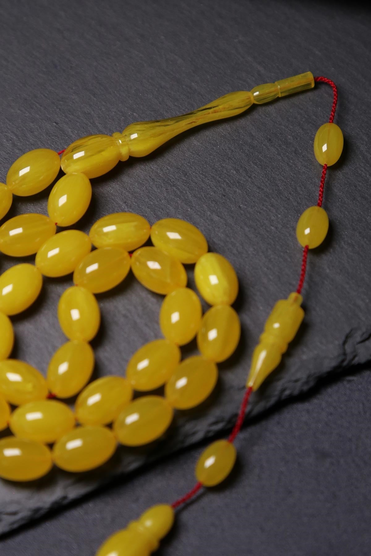 Mahmut Başkale Üst Düzey Malzeme ve İşçilik Sıkma Kehribar Tesbih