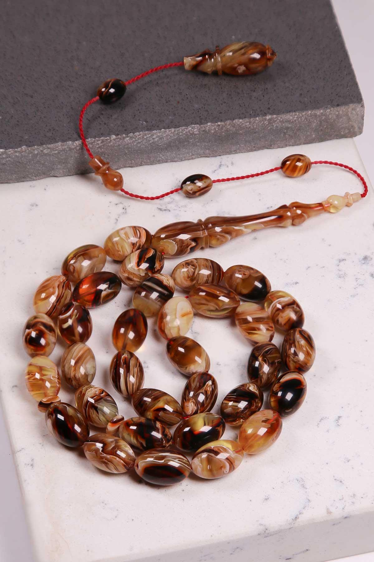 Mahmut Başkale Ustamızdan Sıkma Kehribar Tesbih