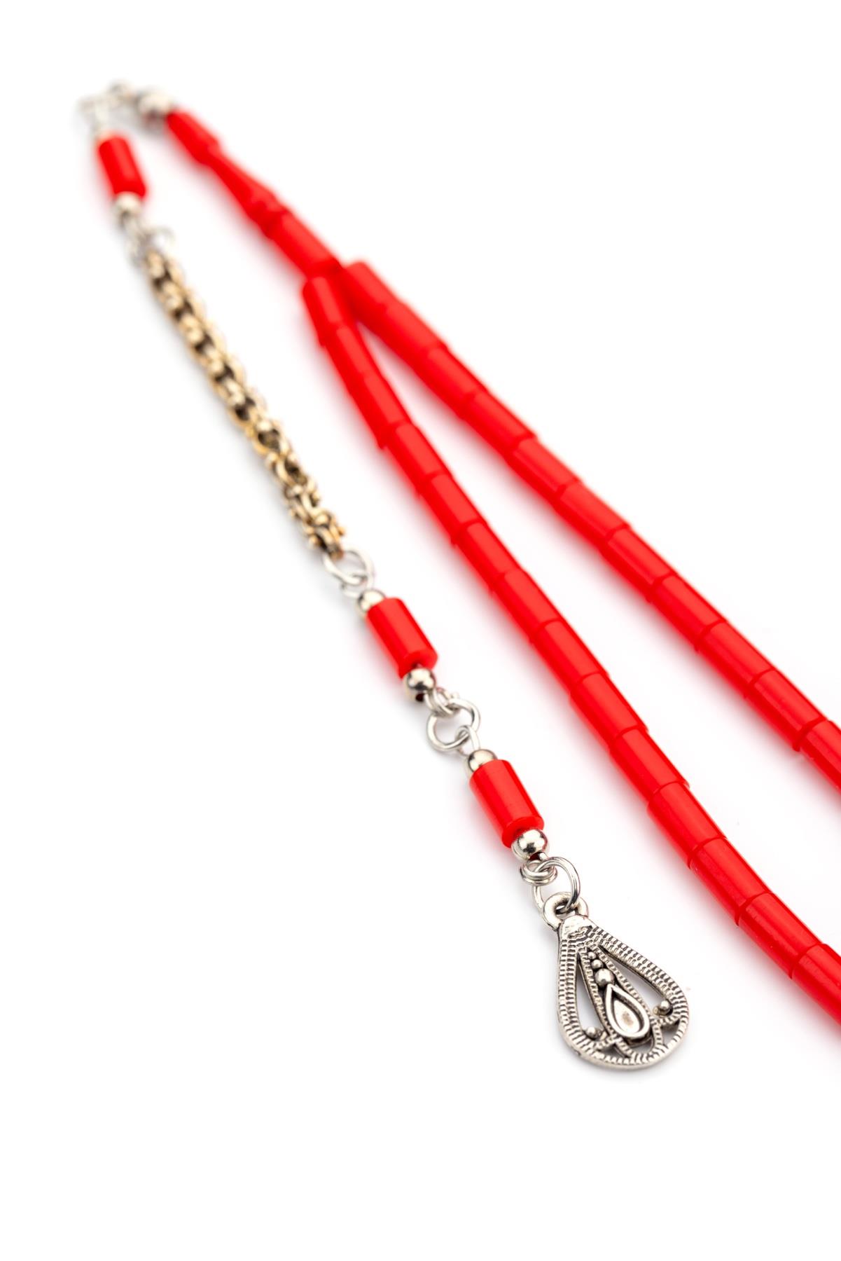 Minik Boy Büyük Şıklık Bordo Renk Uçak Camı Tesbih