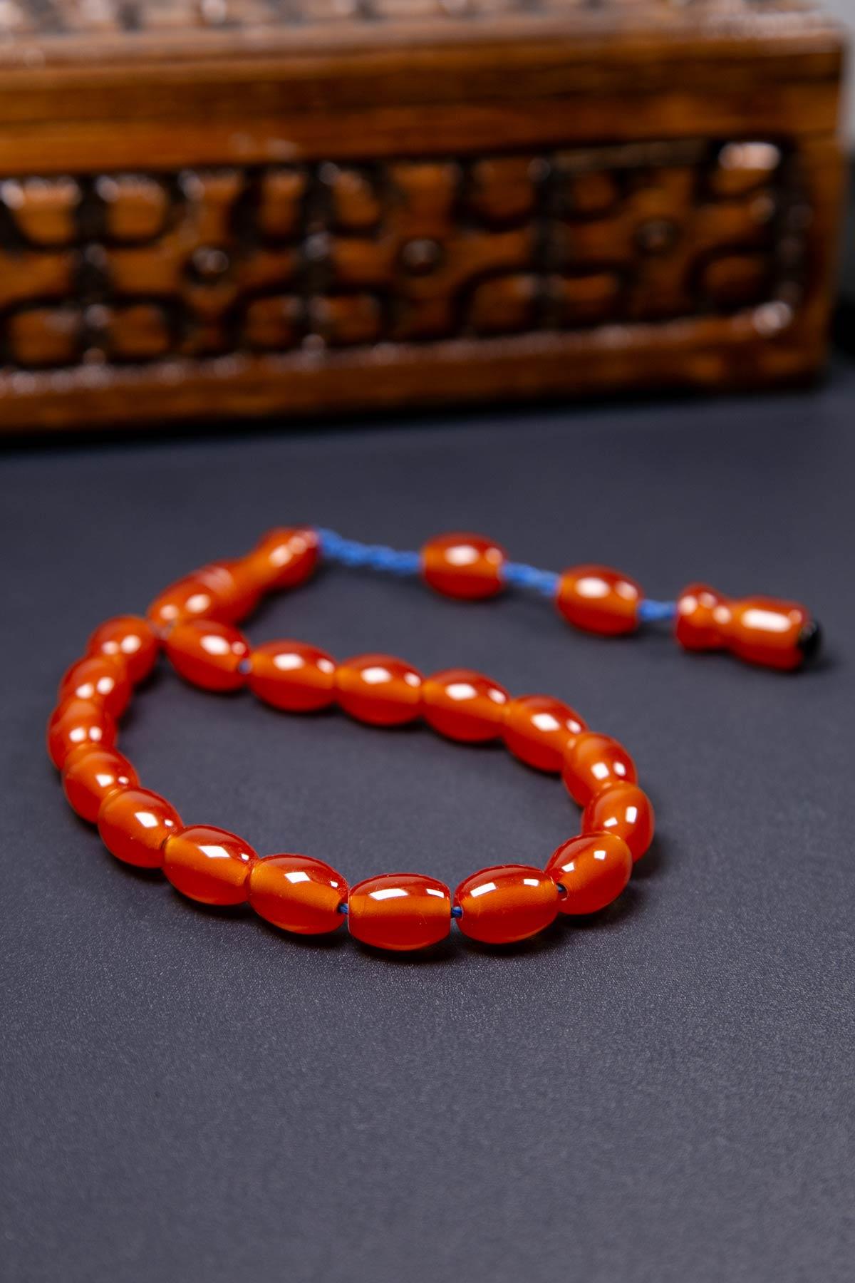 Şükrü Baba Atölyesinden Osmanlı Tadın Maskot Sıkma Kehribar Tesbih