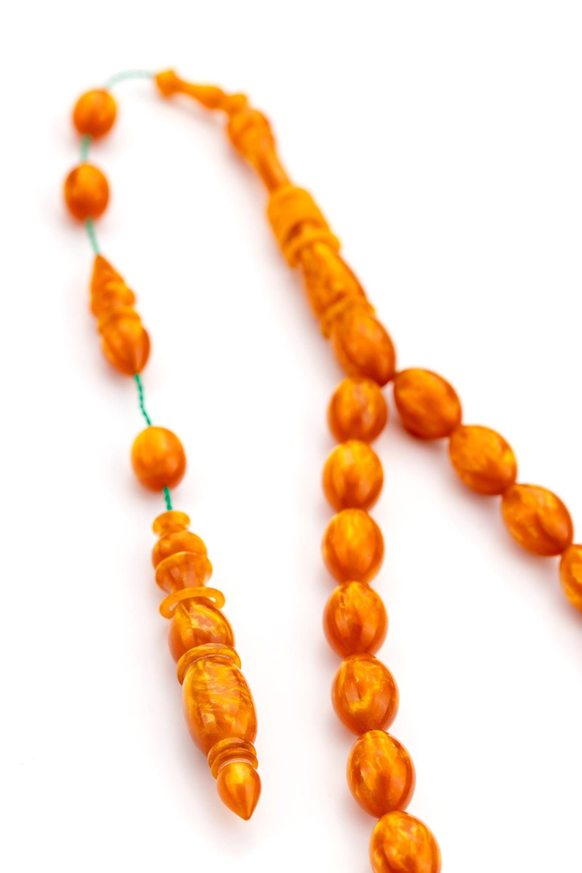 Özel İşçilik Sentetik Opal Malzeme Tesbih