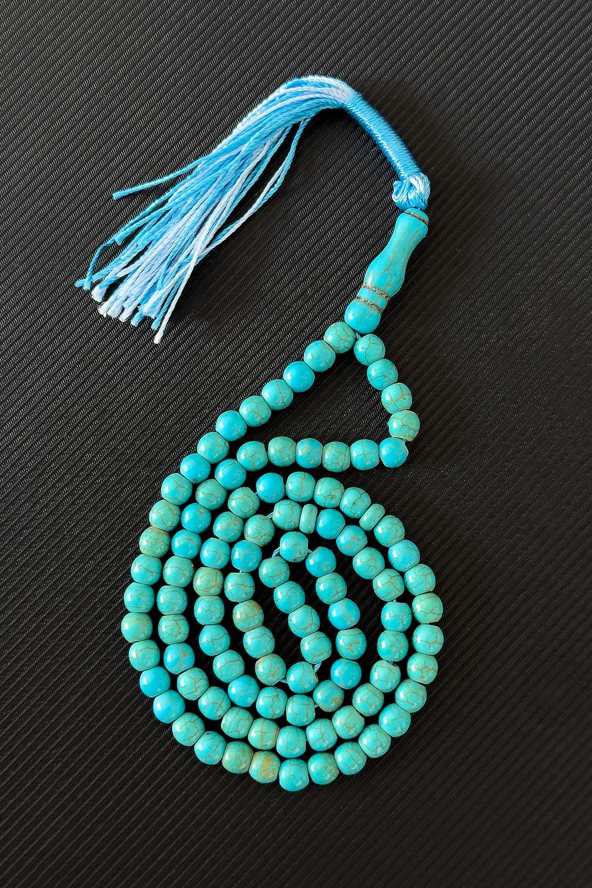 Özel Tasarım 99luk Firuze Taşı Tesbih