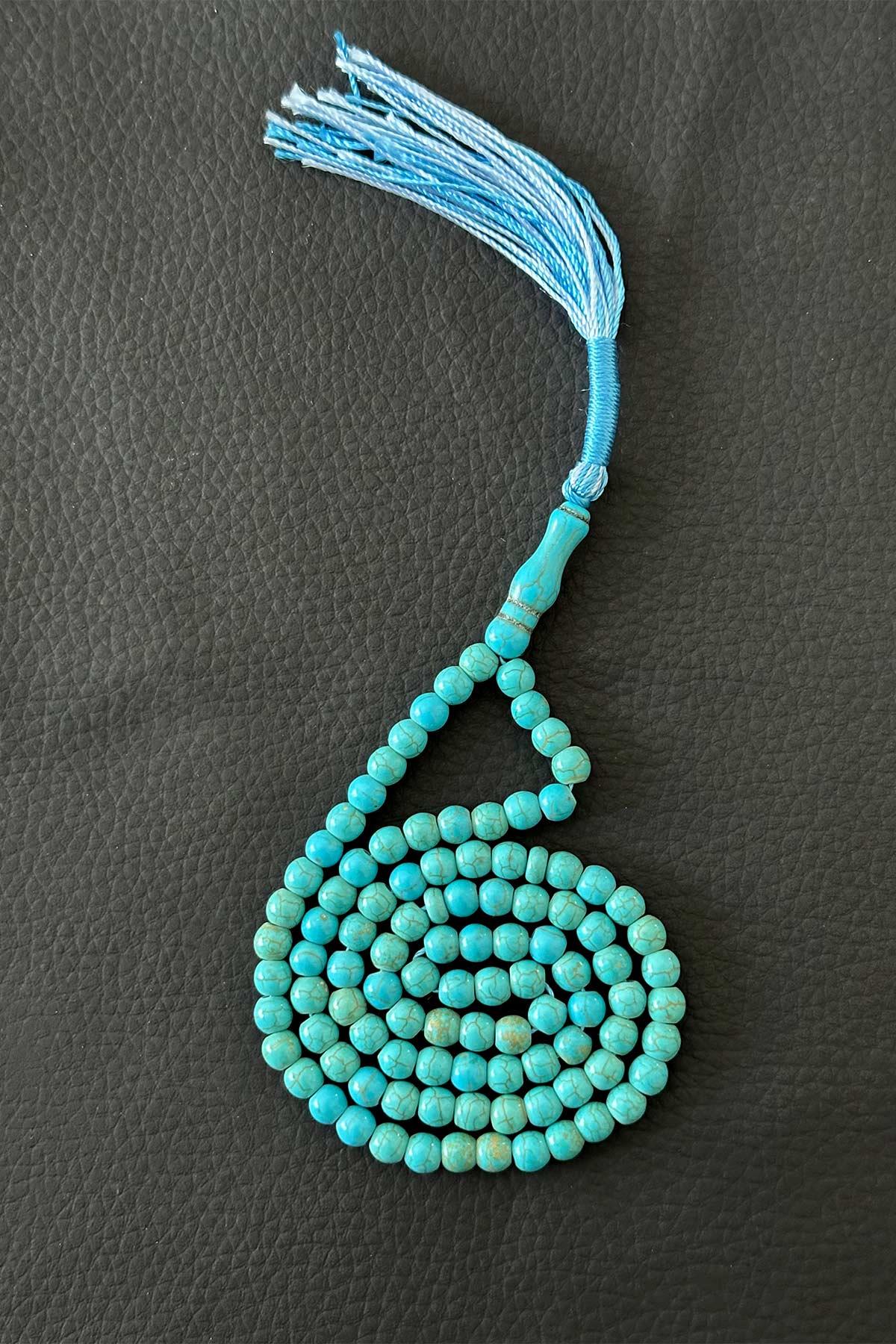 Özel Tasarım 99luk Firuze Taşı Tesbih