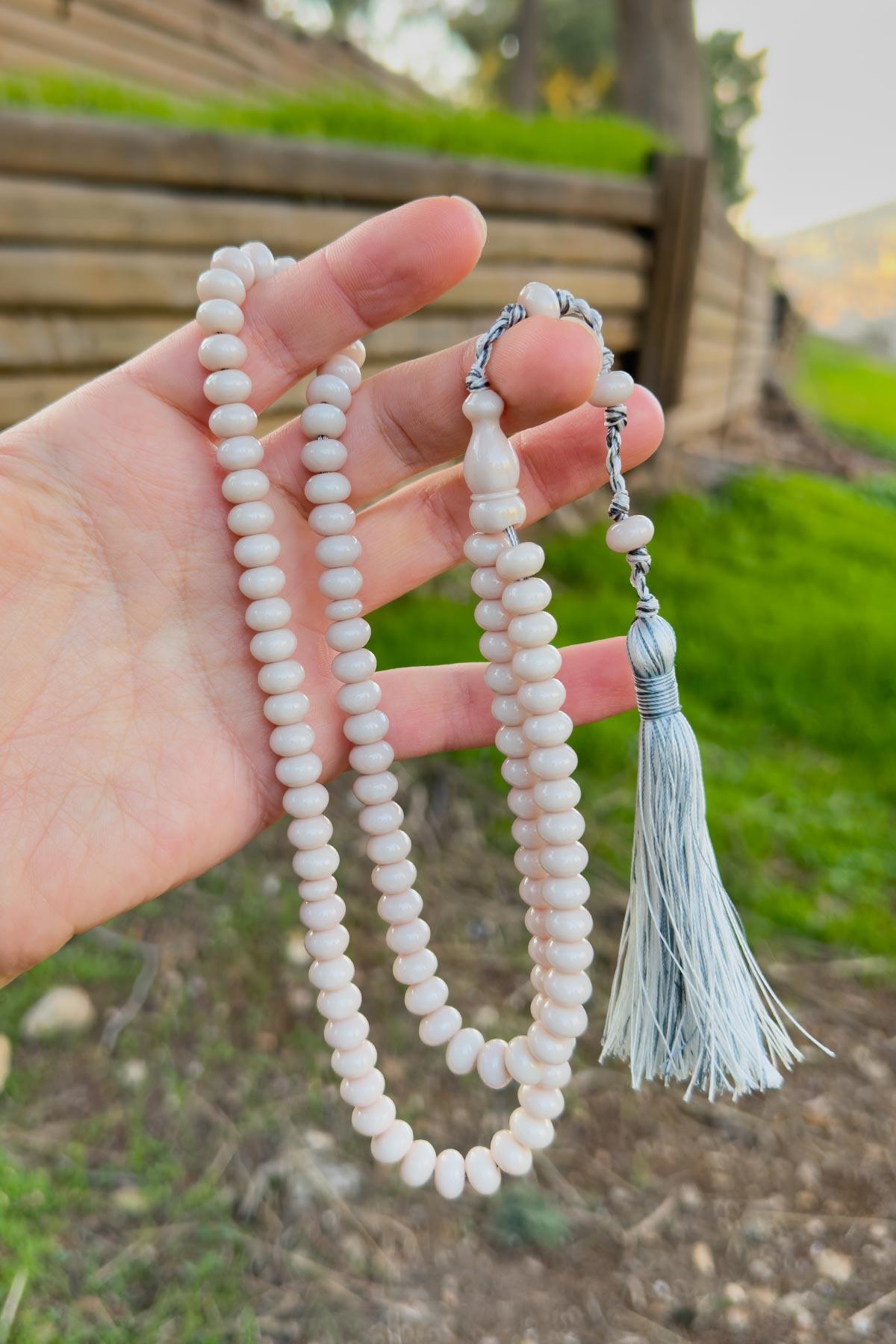 Özel Tasarım 99luk Sıkma Kehribar Tesbihimiz