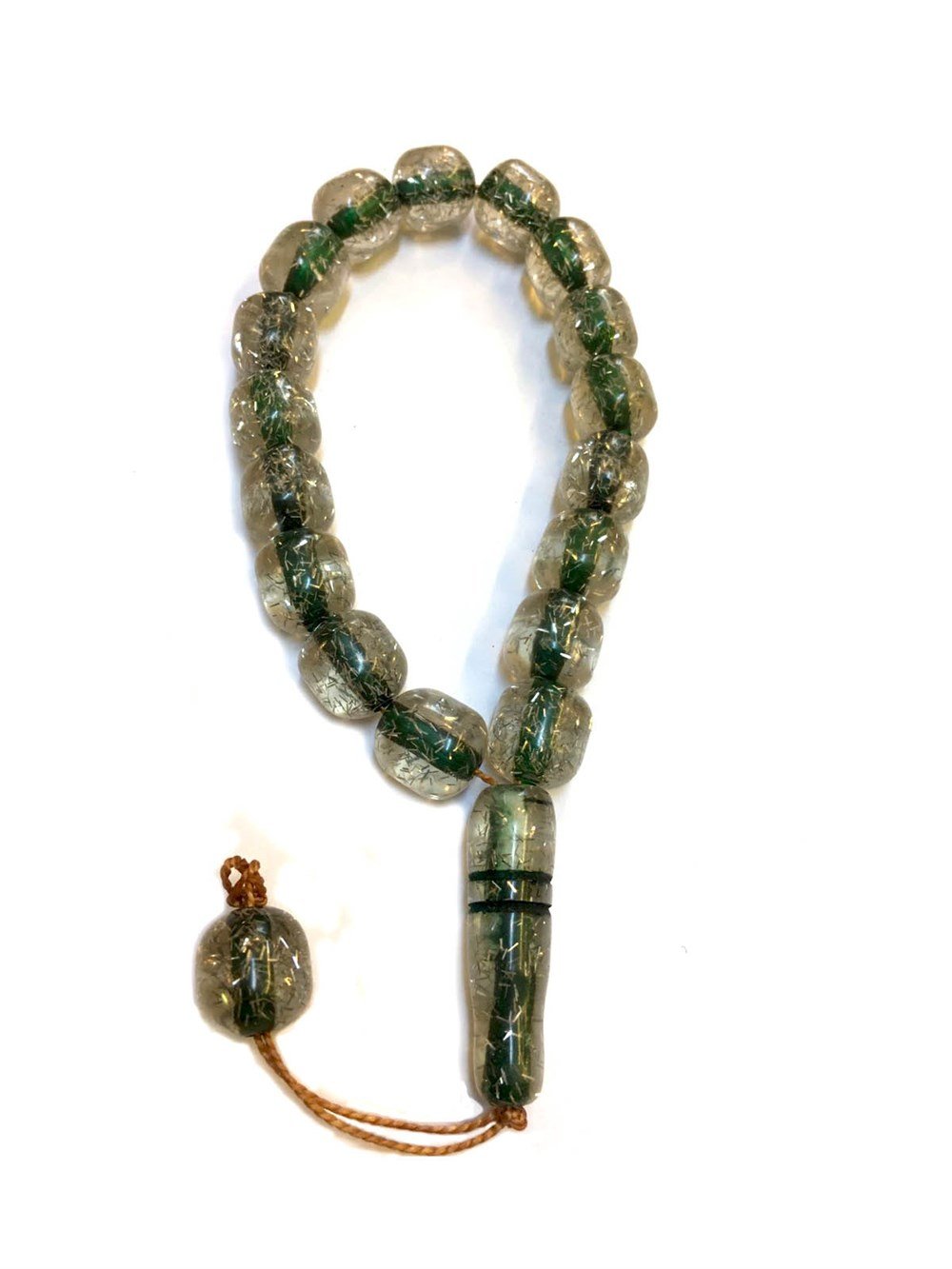 Şefaf Renk Yogun Simli 17 lik Efe Tesbih