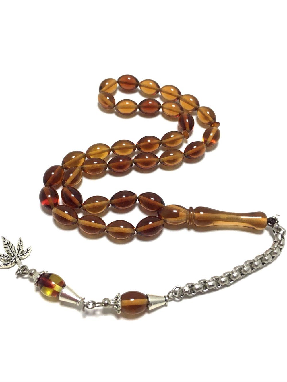 Sığırcık Kesim Tek Püsküllü Toz Kehribar