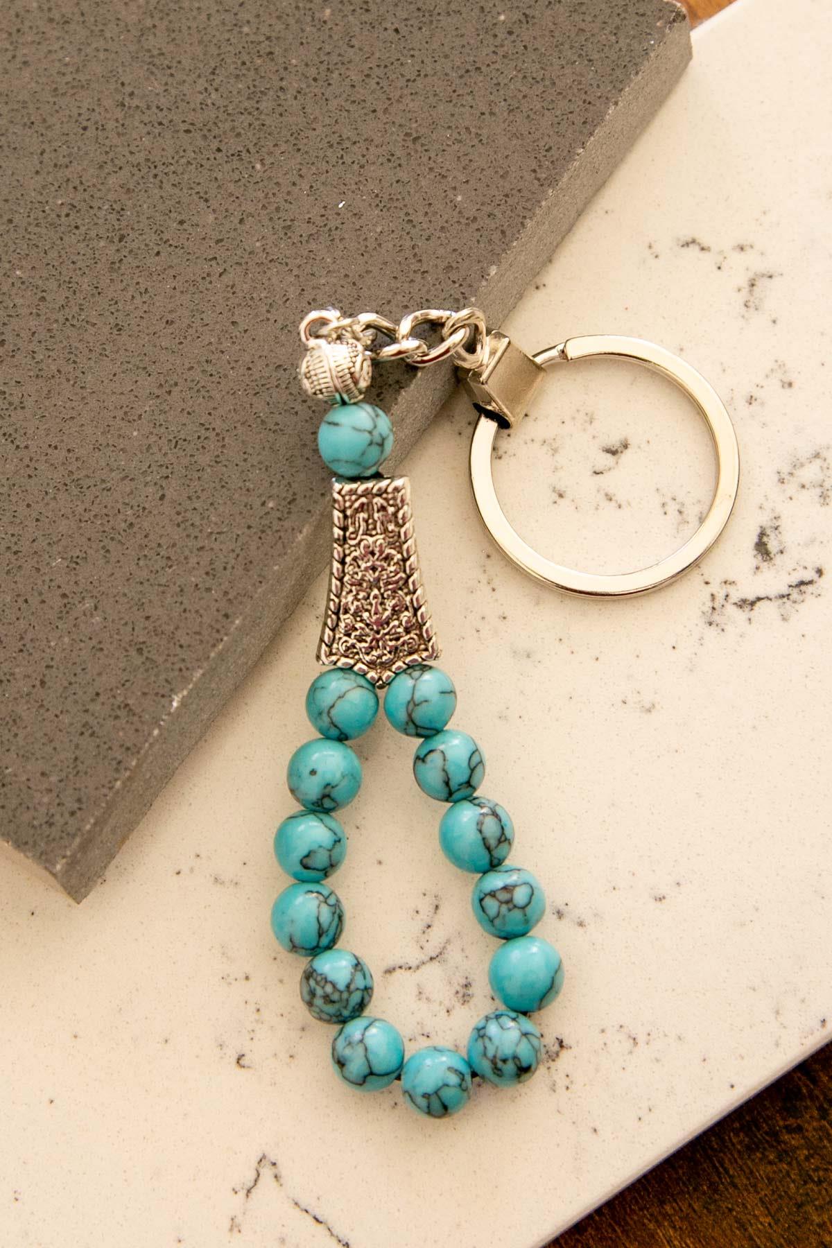 Şık ve Göz Alıcı Firuze Taşı Anahtarlık