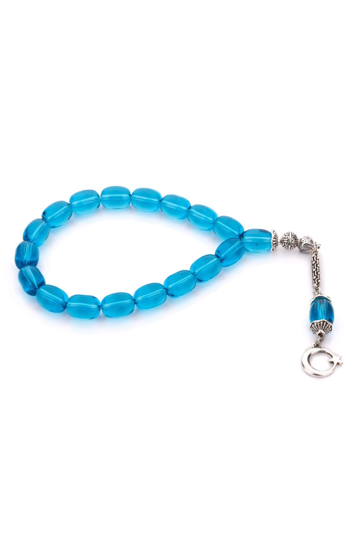 Su Yeşili 17lik Stres İçin Cam Tesbih