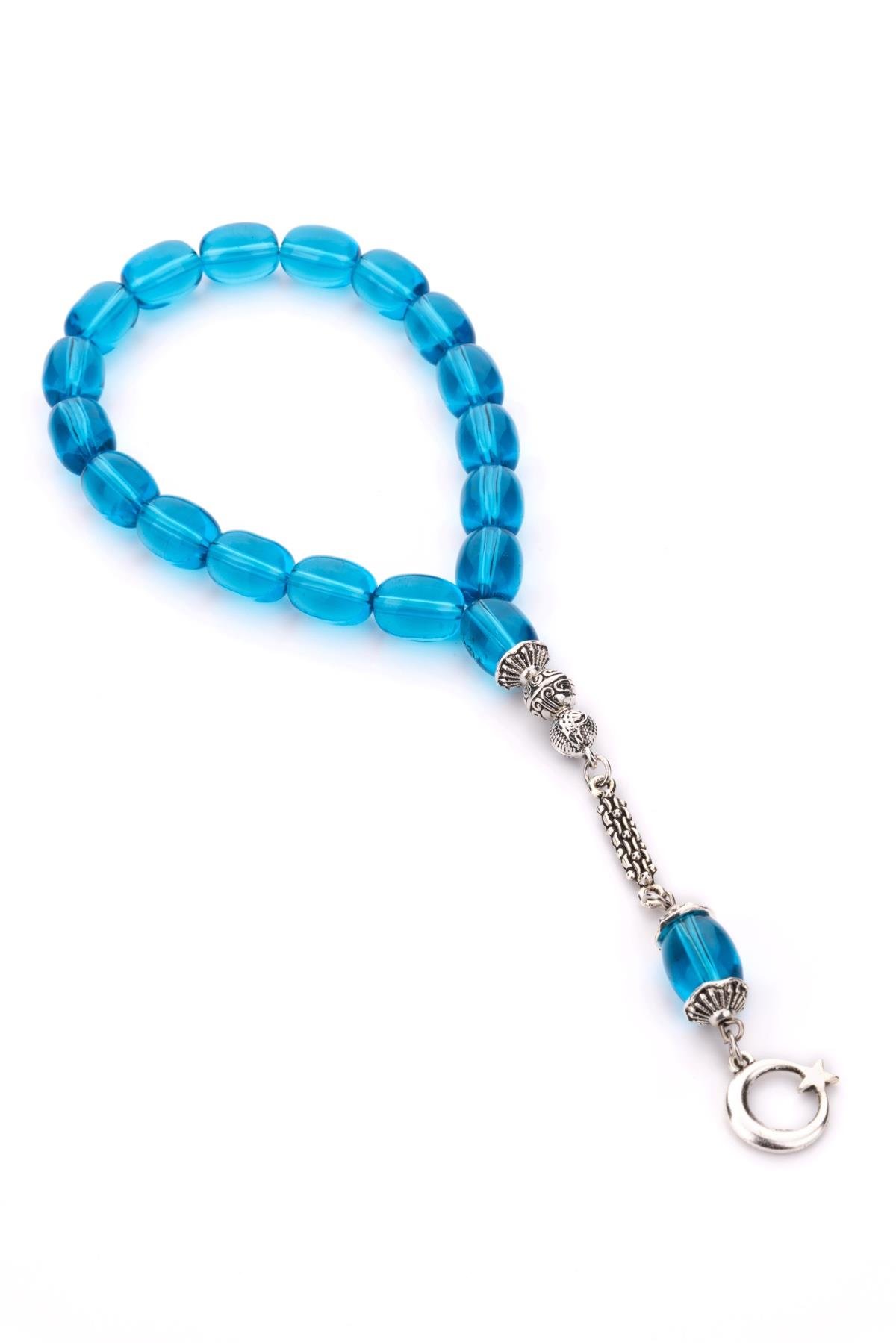 Su Yeşili 17lik Stres İçin Cam Tesbih