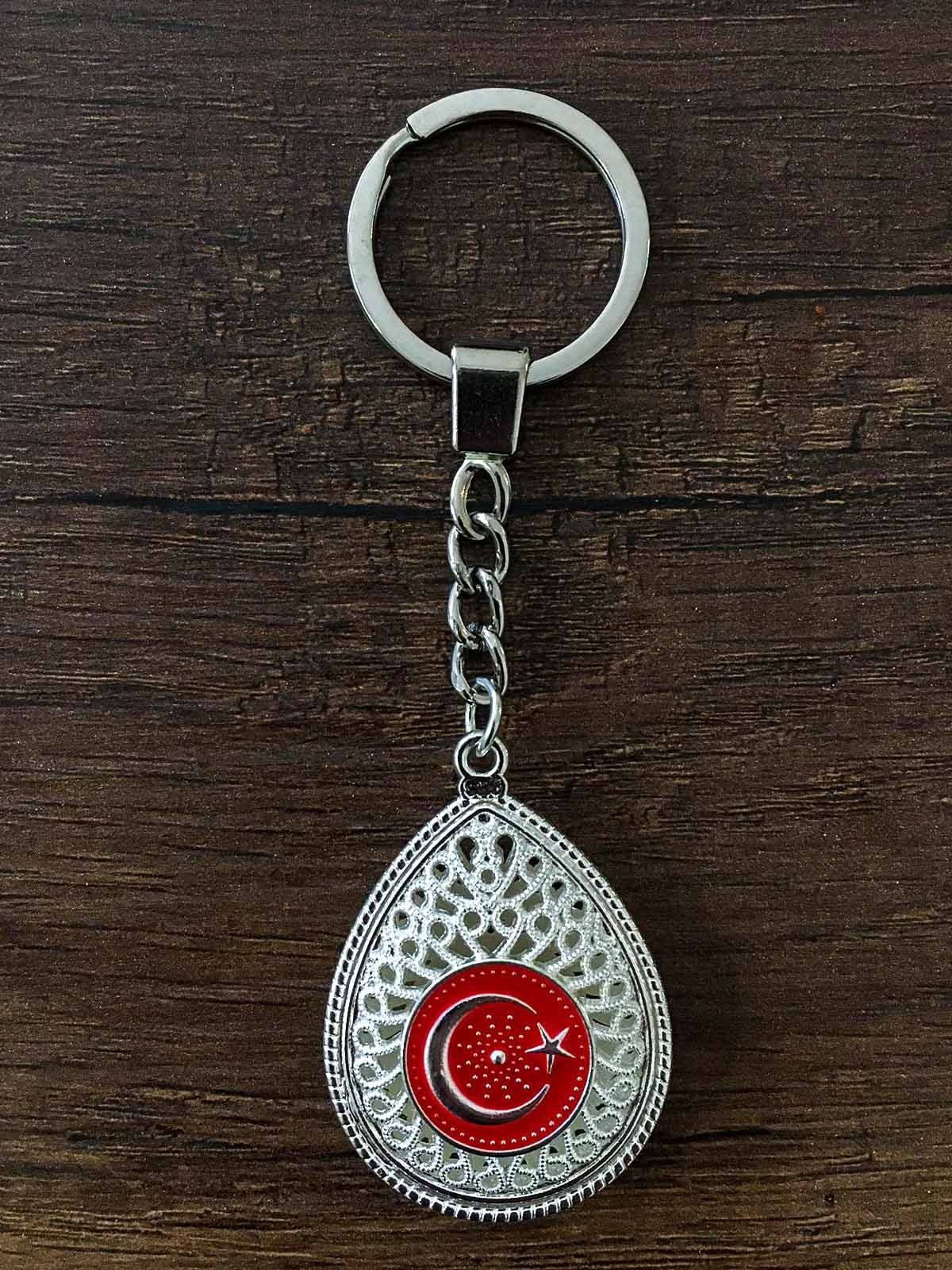 Telkari Model Ayyıldız Tasarım Anahtarlık