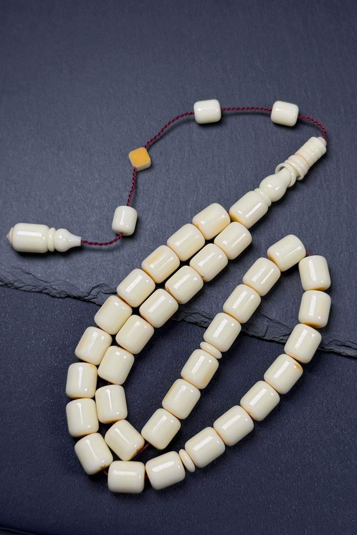 Usta Çalışma Eski Çin Oyun Taşı Mahjong Tesbih